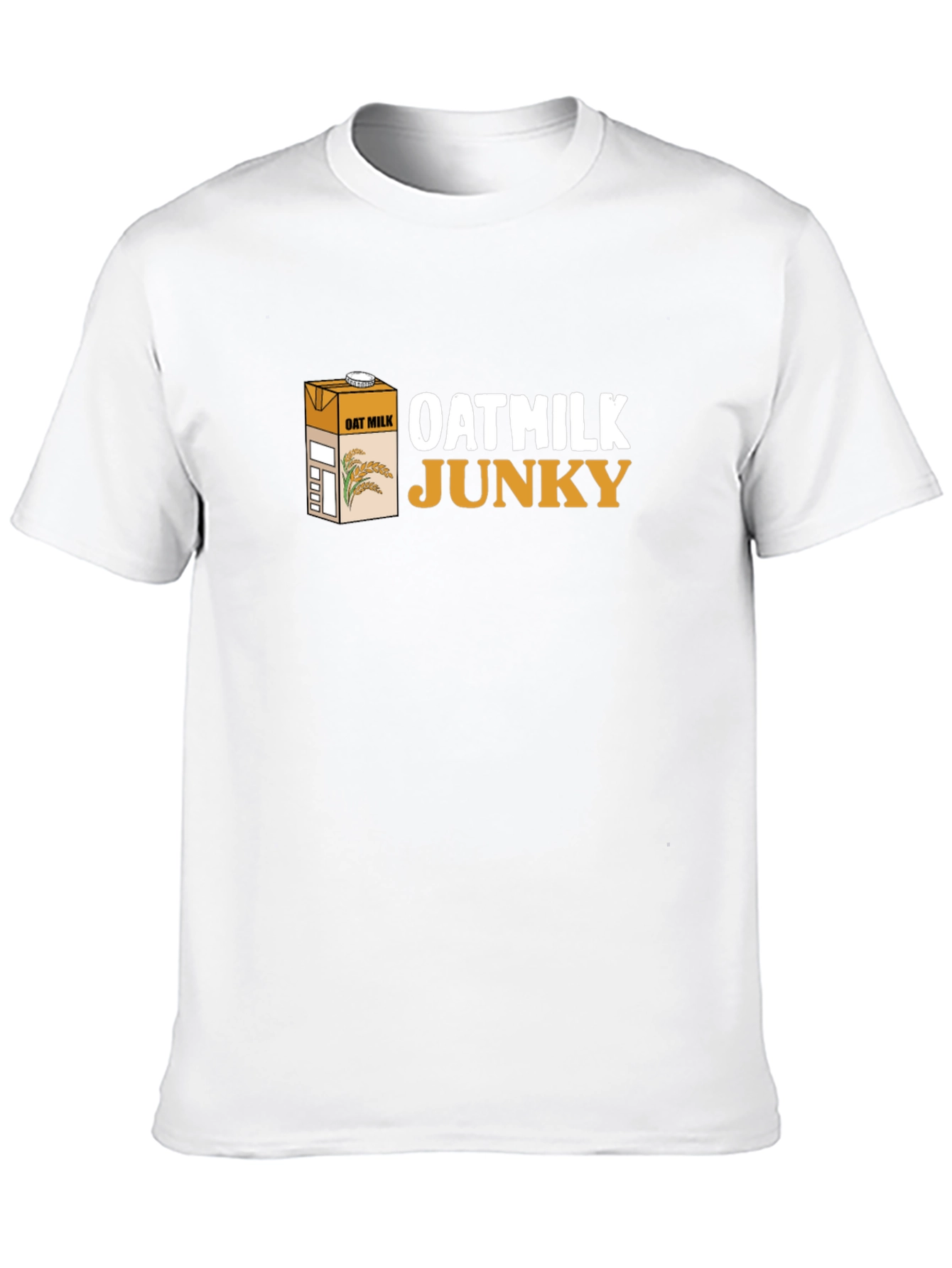 Oatmilk Junky Graphic T-Shirt - Novelty Vegan Tee - 10