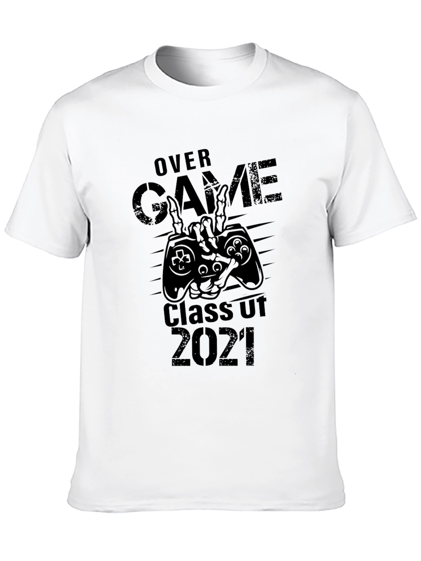 Black Gamer Graduation T-Shirt - Class of 2021 view 10