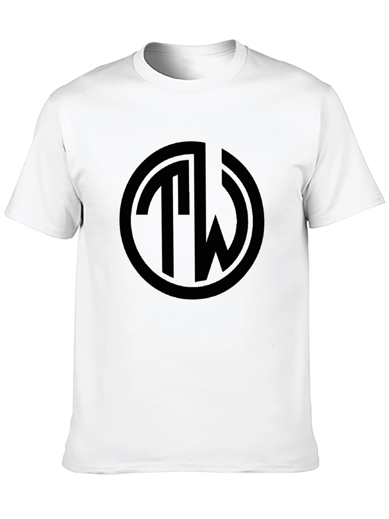 Black Black TW Logo T-Shirt - Stylish Casual Wear view 10