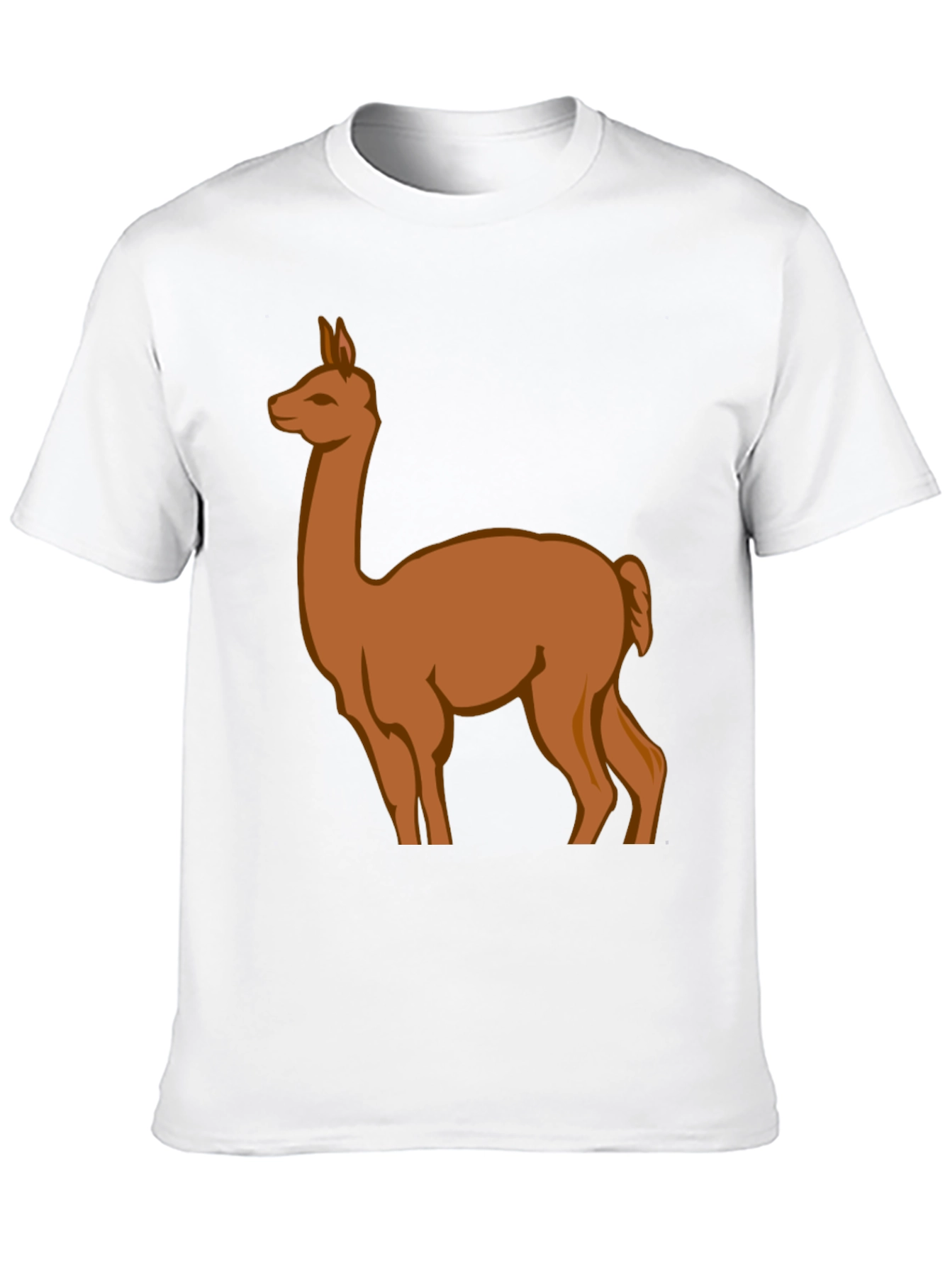 Black Llama Graphic Tee - Black Cotton Blend view 10