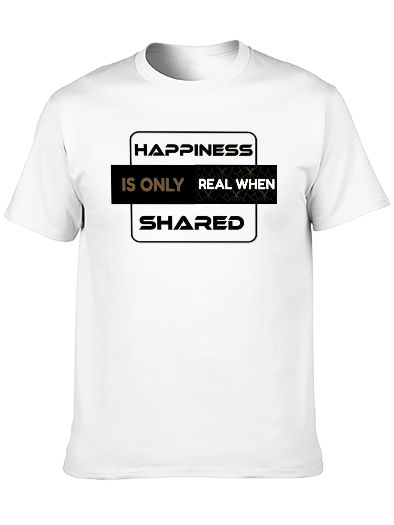 Black Happiness Is Real When Shared T-Shirt view 10