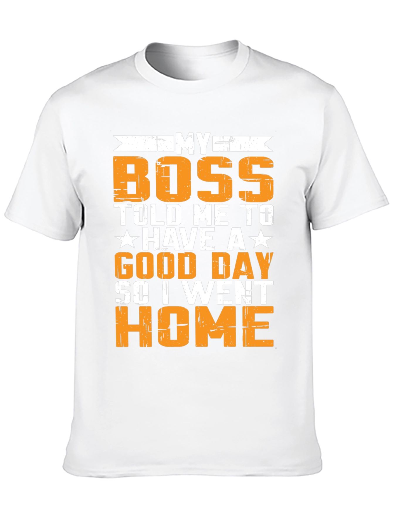 Black Funny "My Boss" Graphic T-Shirt view 10