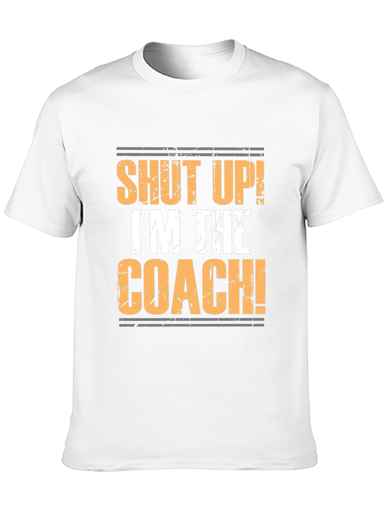 Black Shut Up! I'm the Coach! Graphic Tee view 10