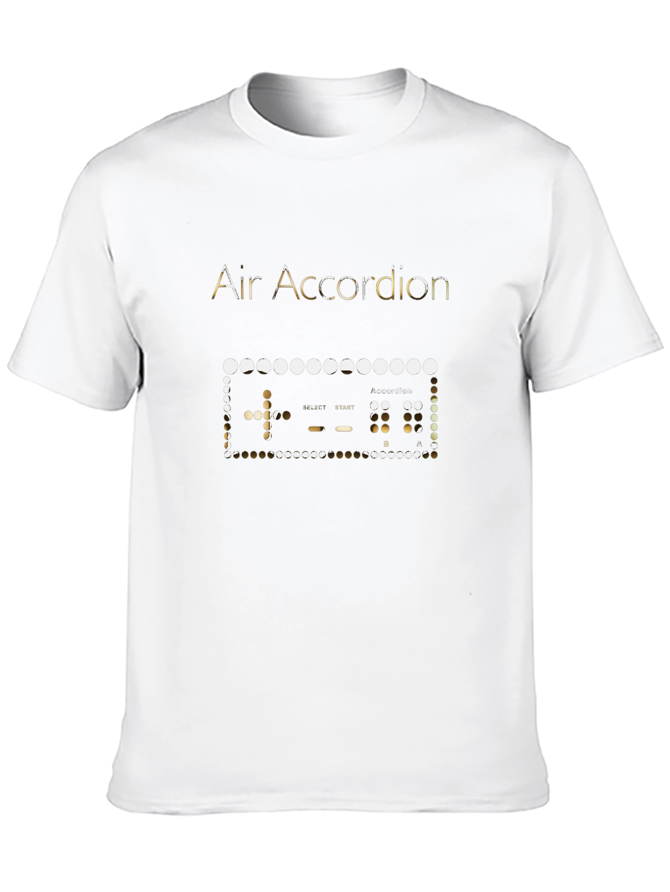 Black Air Accordion Graphic T-Shirt - Black Cotton Tee view 10