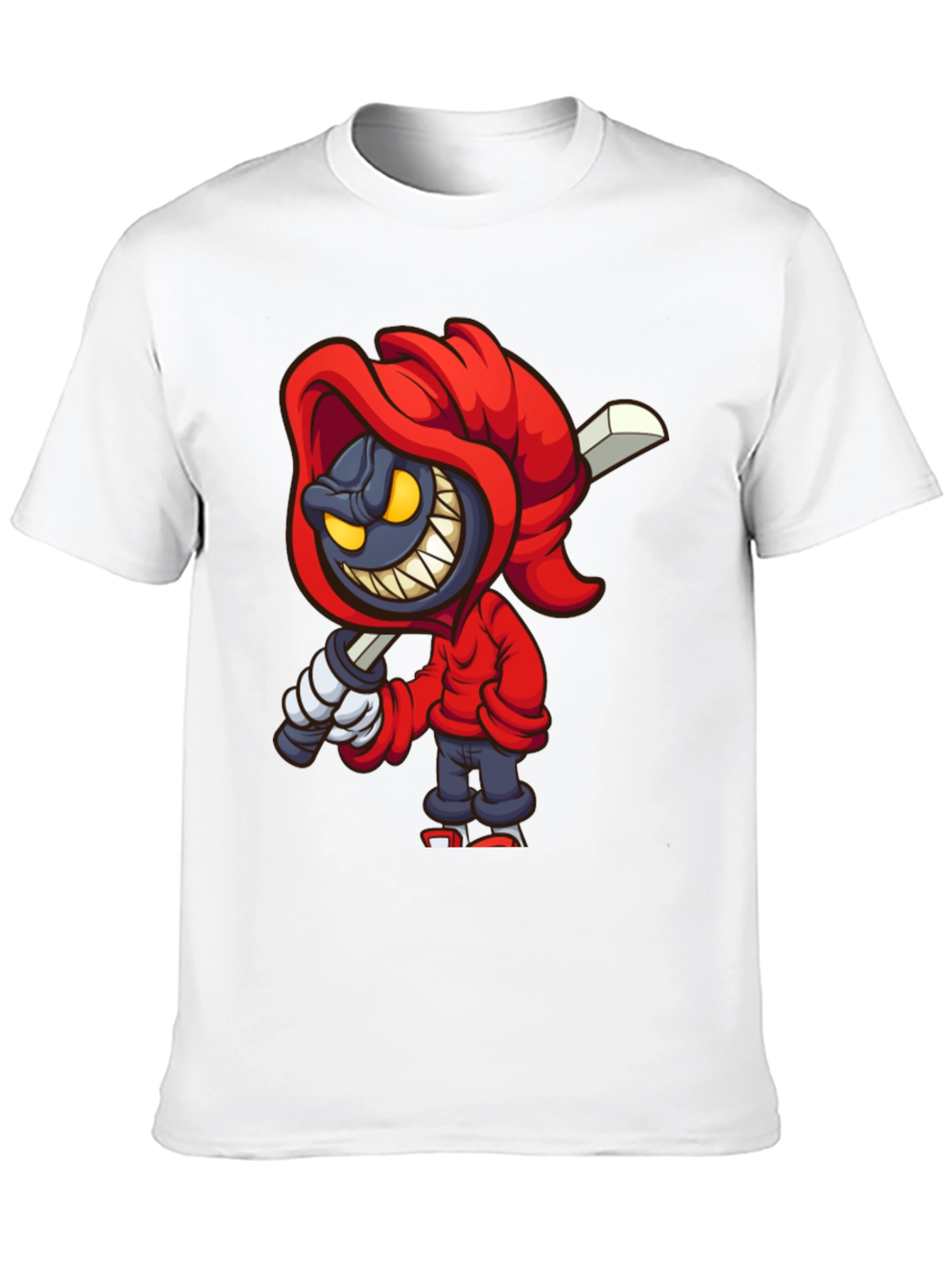 Grim Cartoon Graphic Tee - 10