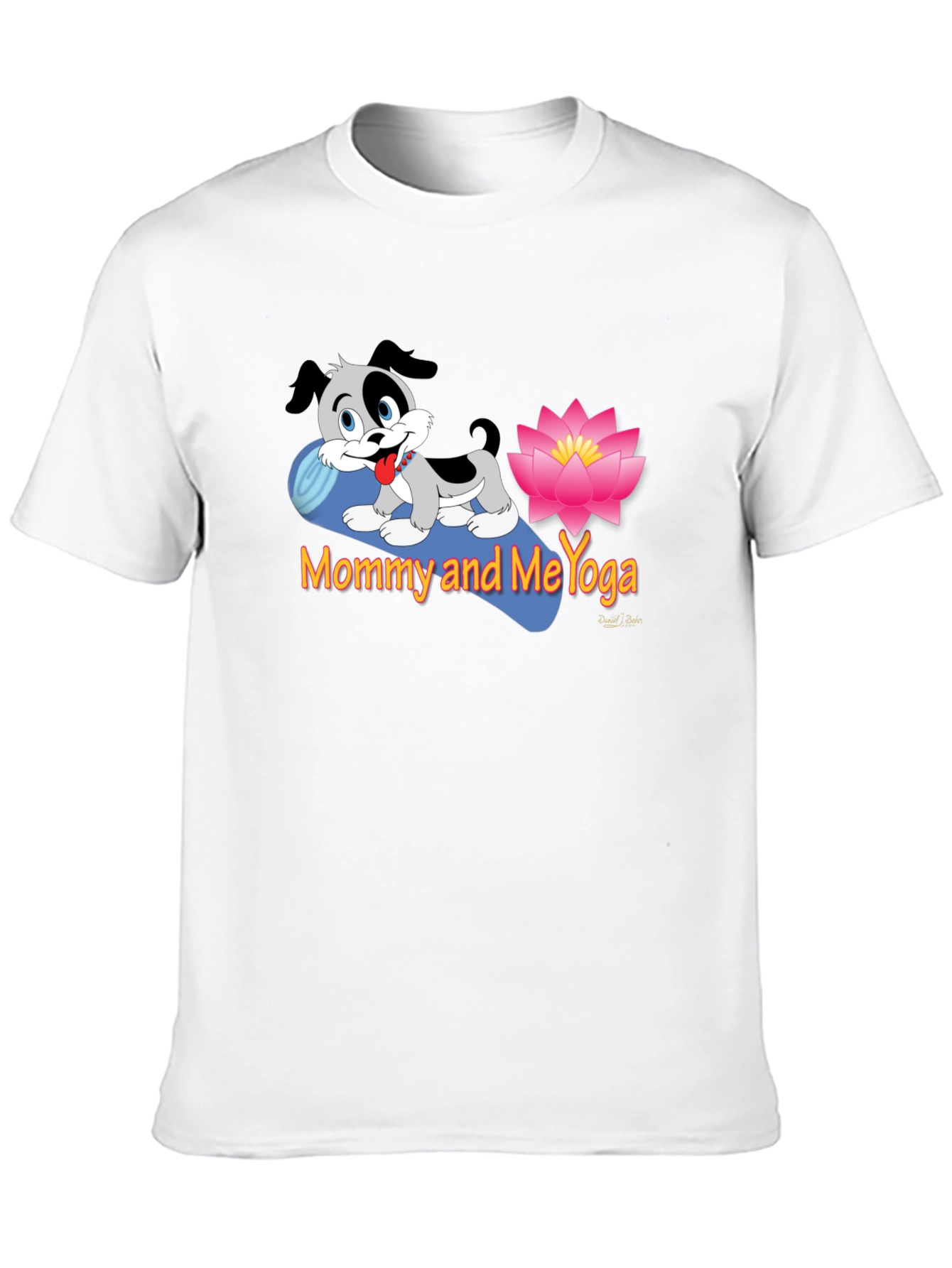 Black Mommy and Me Yoga Black T-Shirt view 10