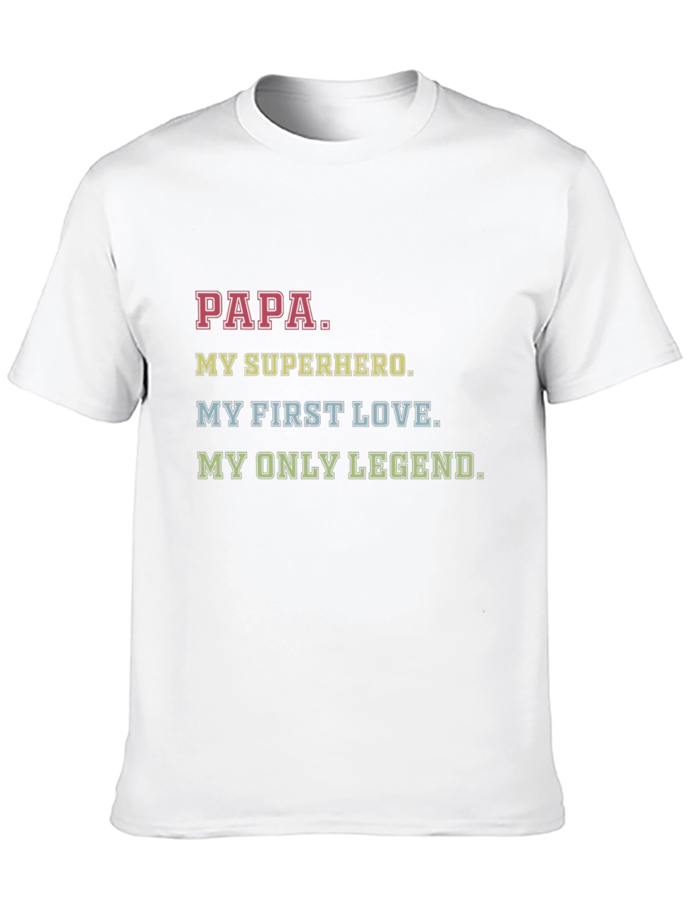 Black Papa My Superhero Graphic T-Shirt view 10