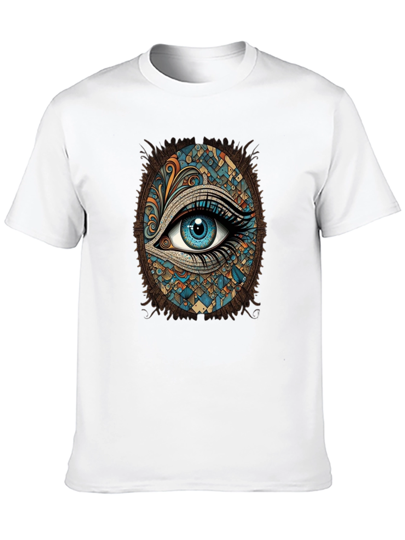 Black Mystic Eye Graphic Tee - Artistic Vision view 10