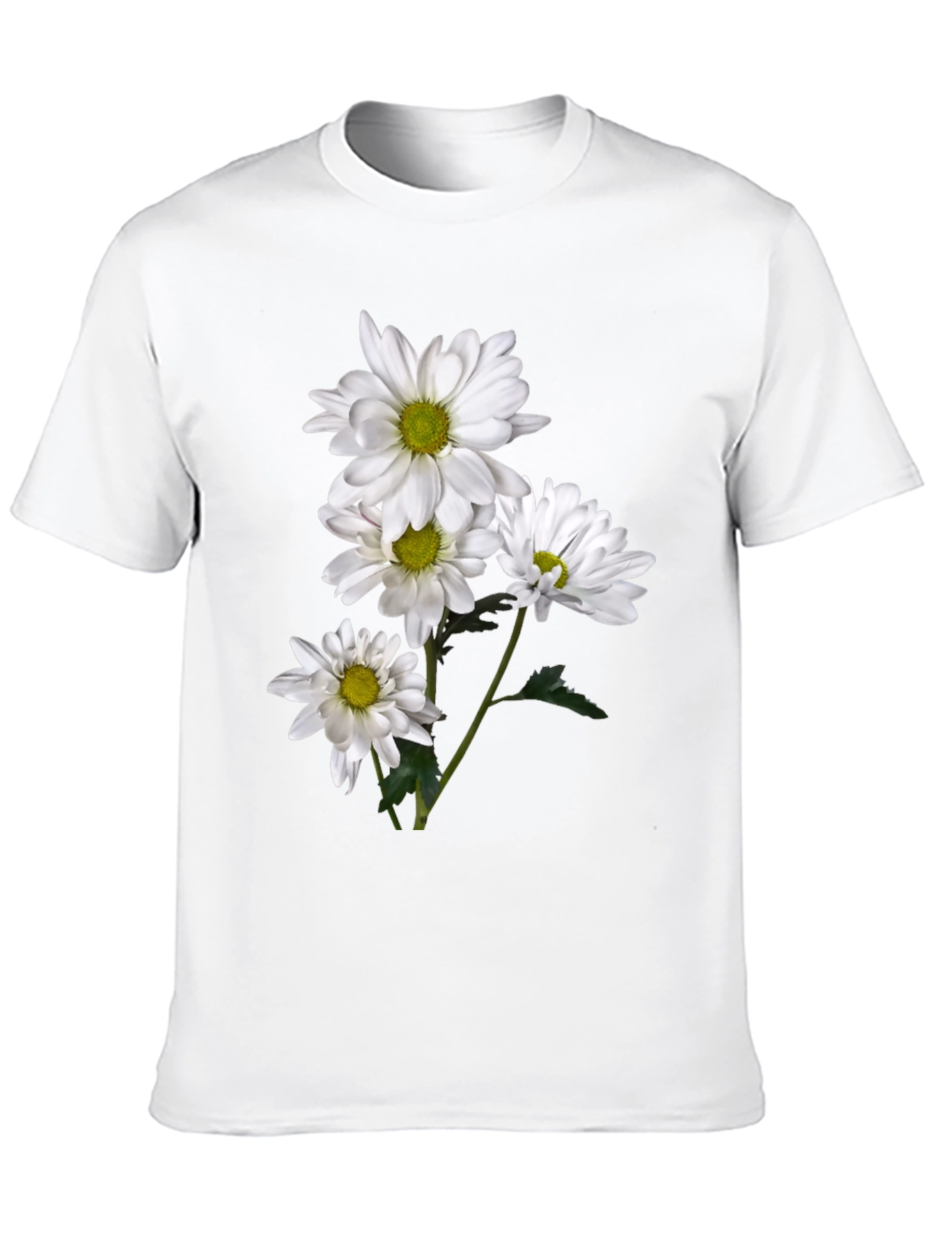 Black Floral Print Crew Neck T-Shirt view 10