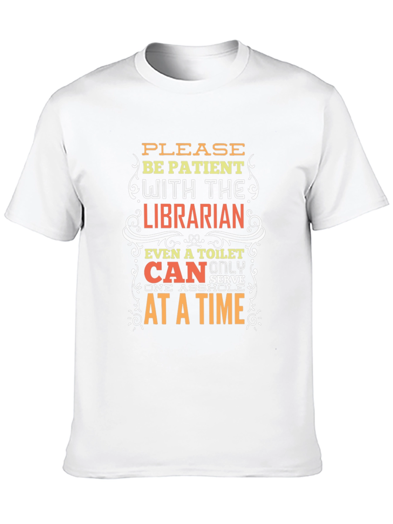 Black Funny Librarian T-Shirt: Be Patient! view 10