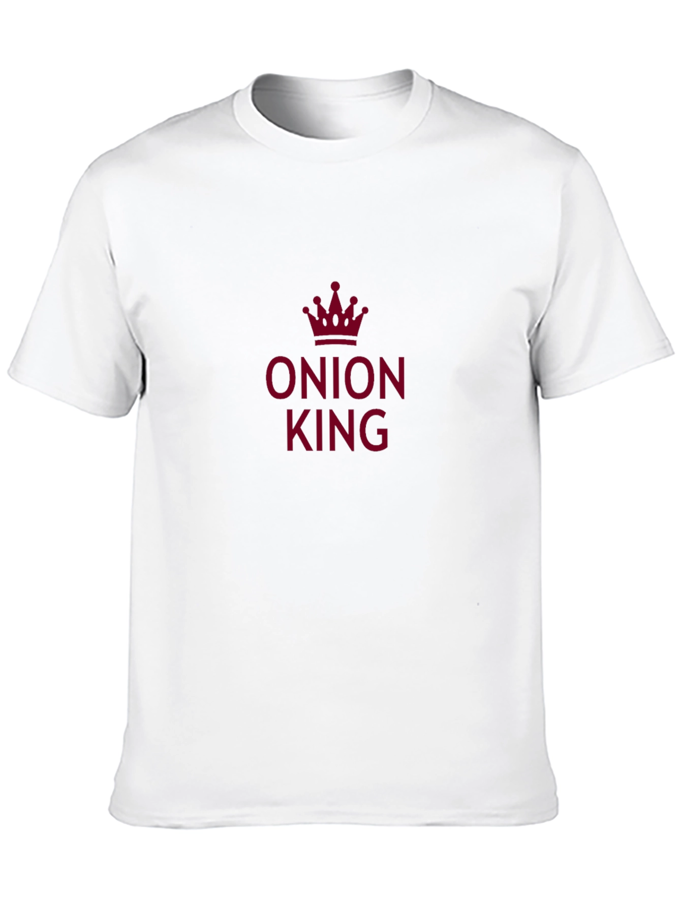 Black Onion King Graphic Tee - Novelty Humor Shirt view 10