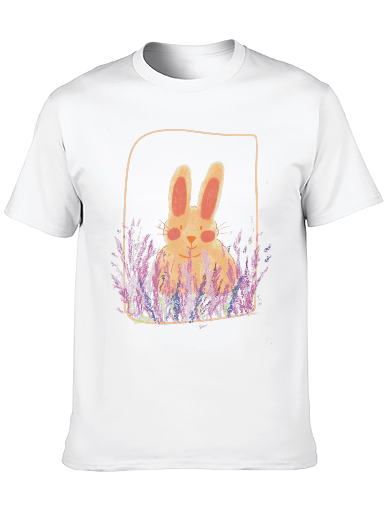 Bunny in Lavender Field Graphic Tee - 10