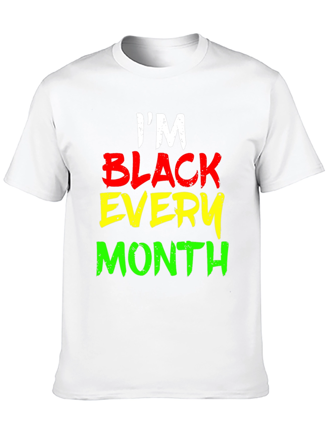 Black I'm Black Every Month Graphic Tee view 10