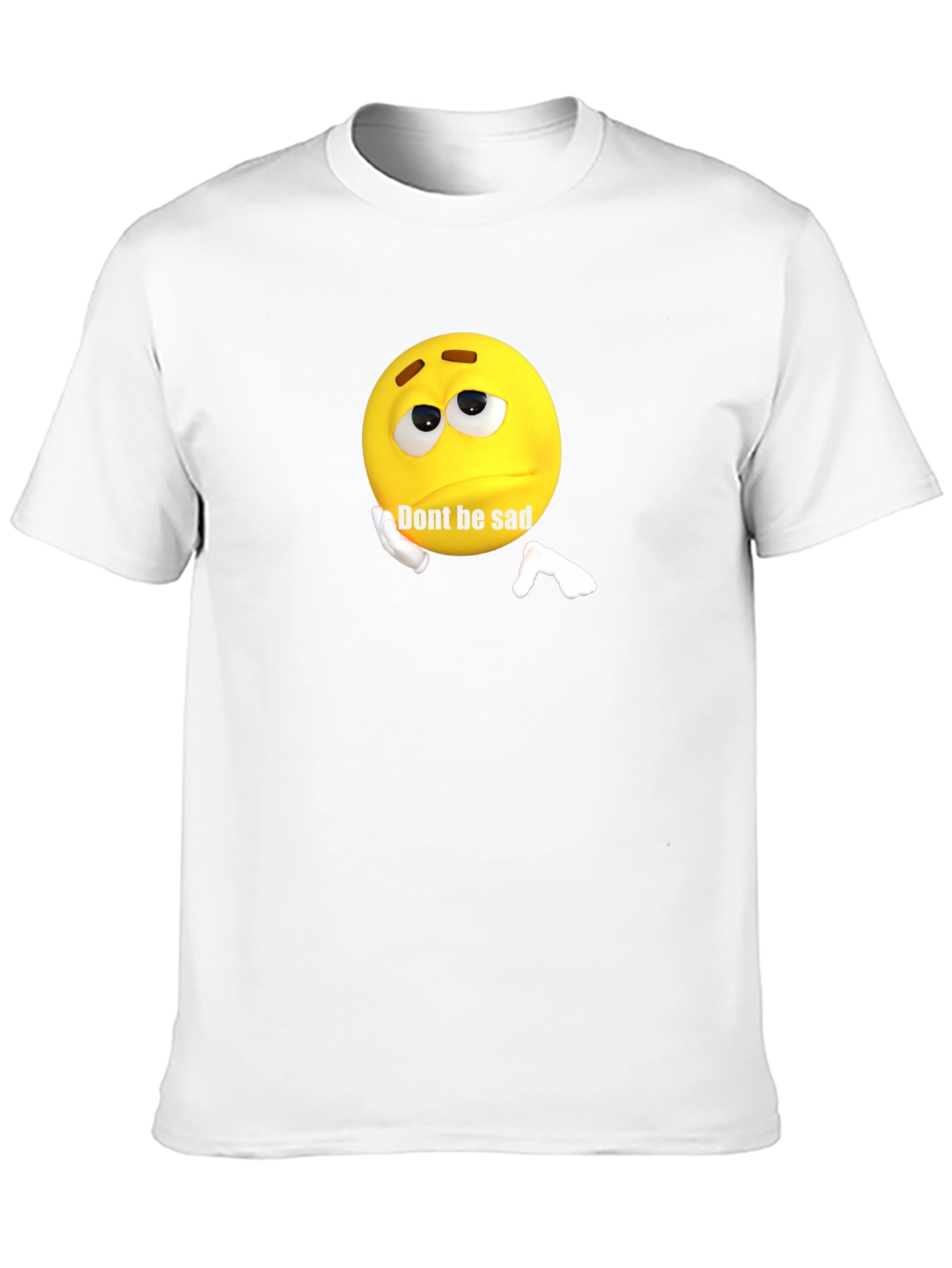 Black Don't Be Sad Graphic T-Shirt - Black view 10