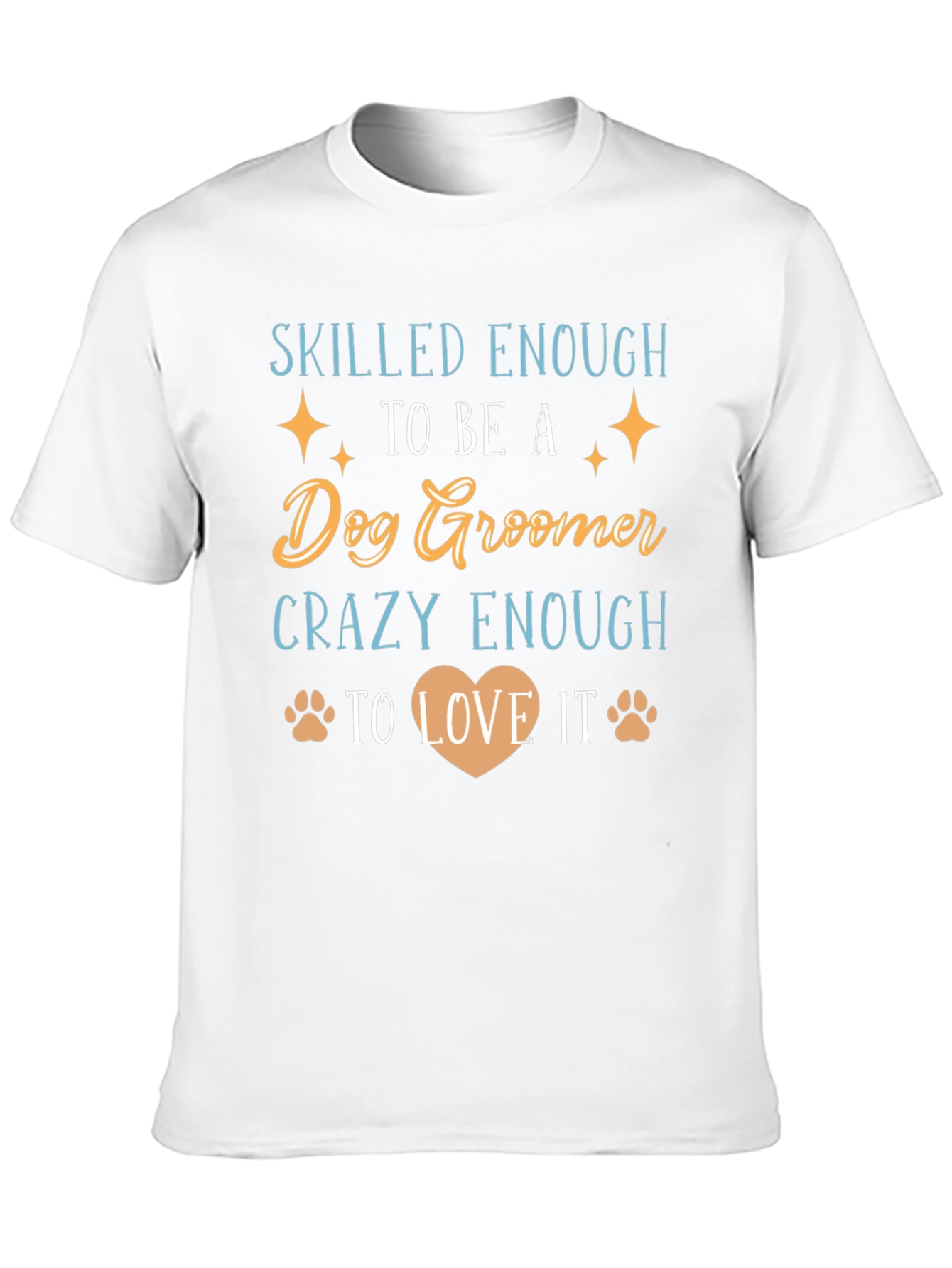 Black Dog Groomer Graphic T-Shirt - Unisex Cotton Tee view 10