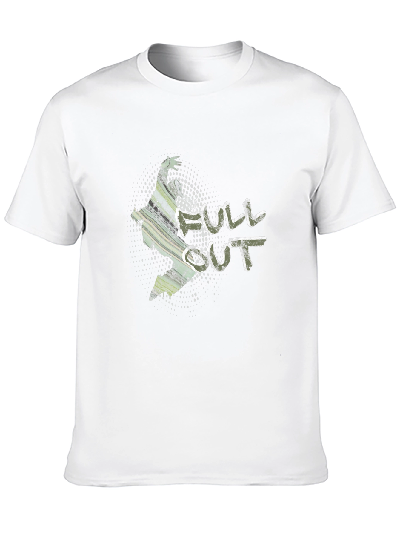 Black Full Out Camo Graphic Tee - Streetwear Style view 10