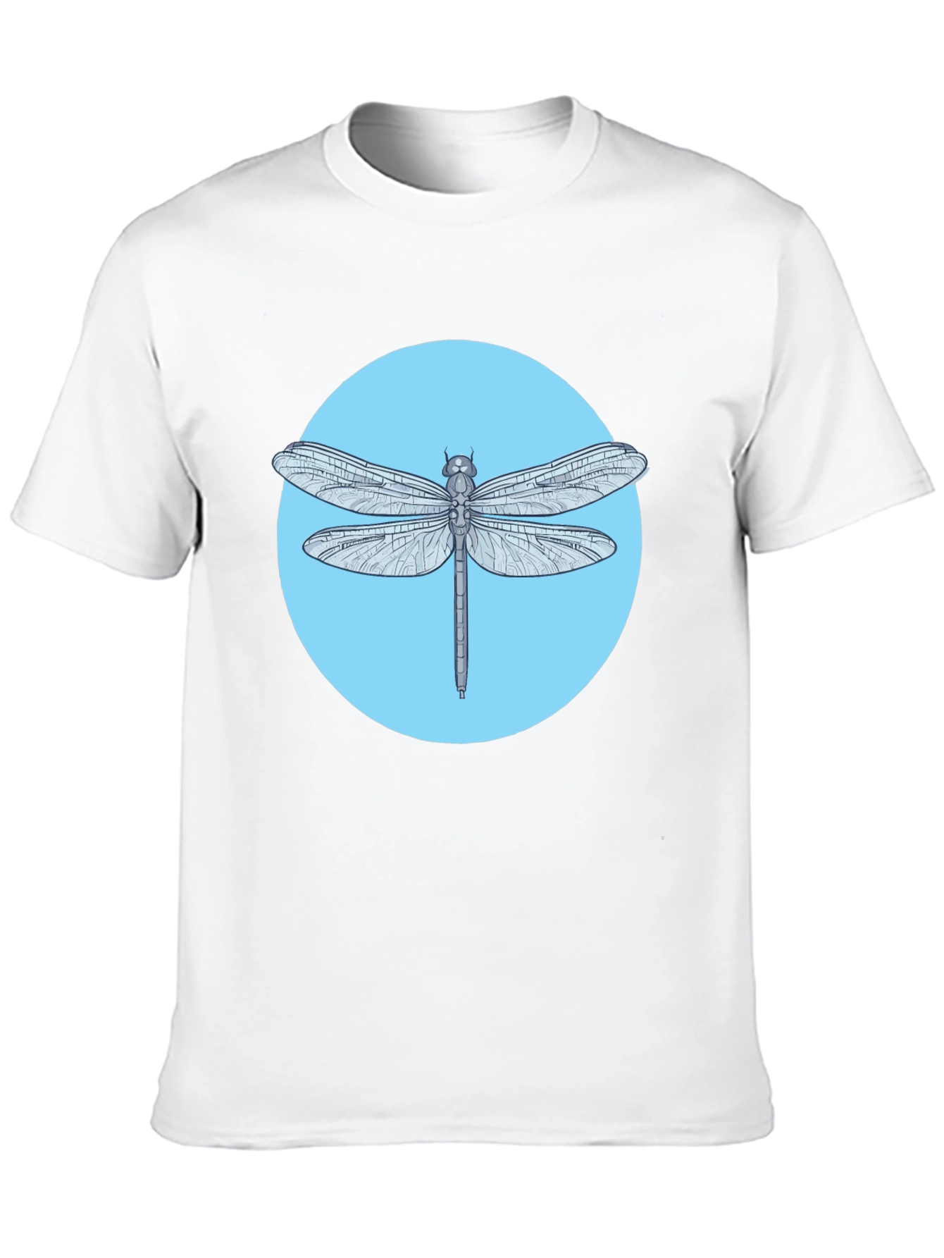 Black Dragonfly Graphic Tee - Black Cotton Blend view 10