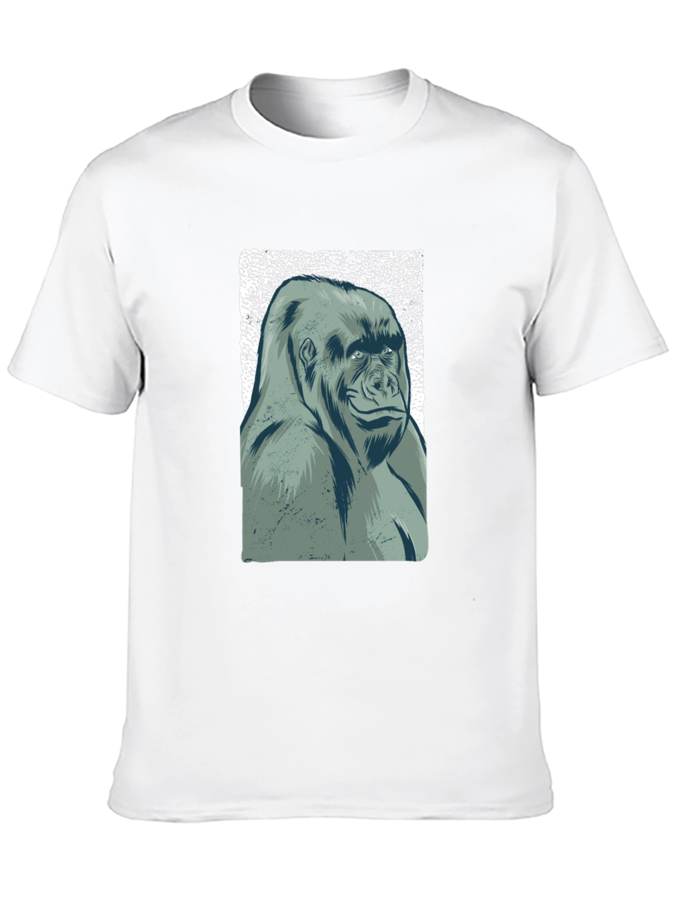 Black Cool Gorilla Graphic Black T-Shirt view 10