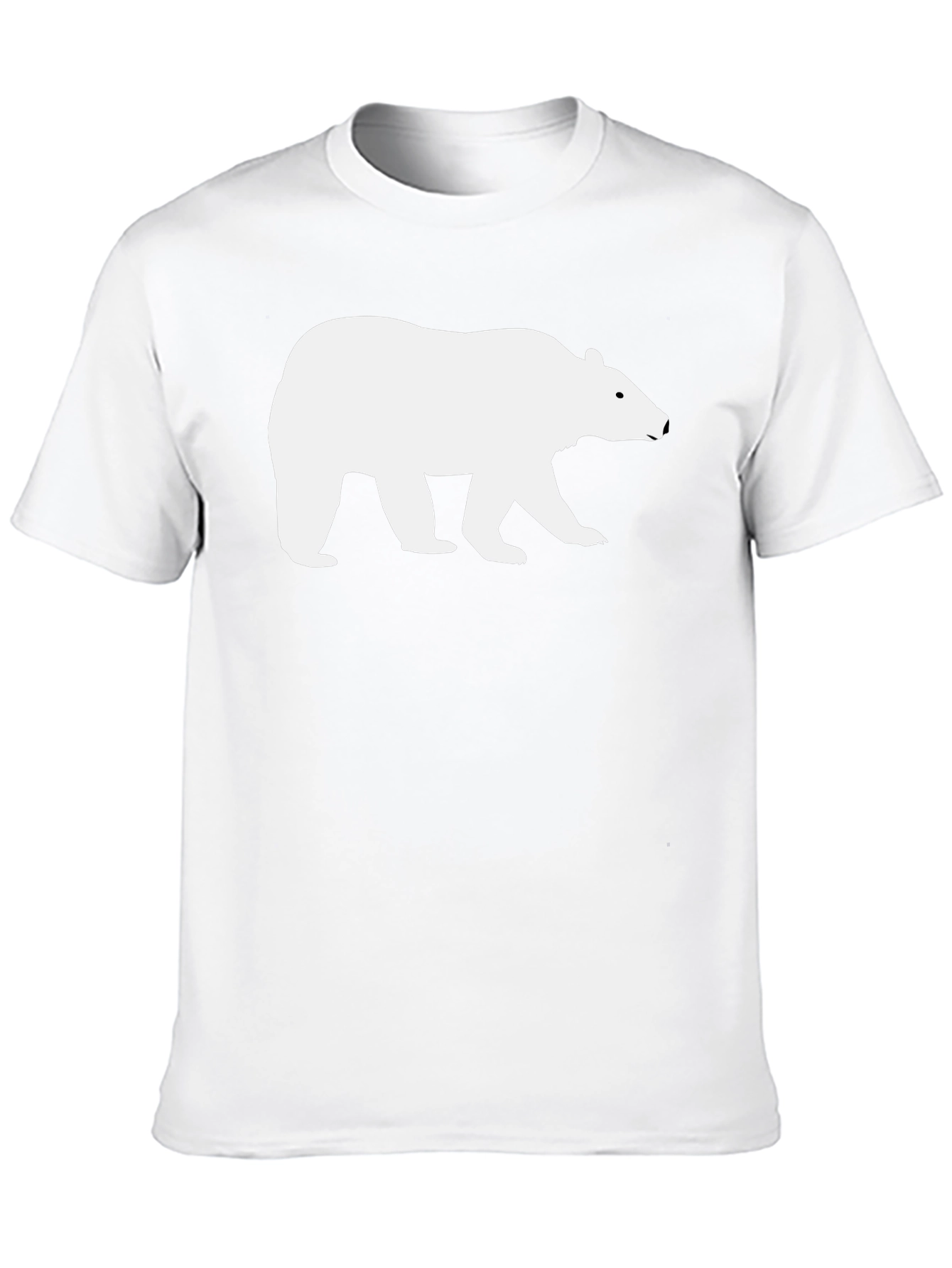 Black Black Bear Graphic Tee - Animal Lover T-Shirt view 10