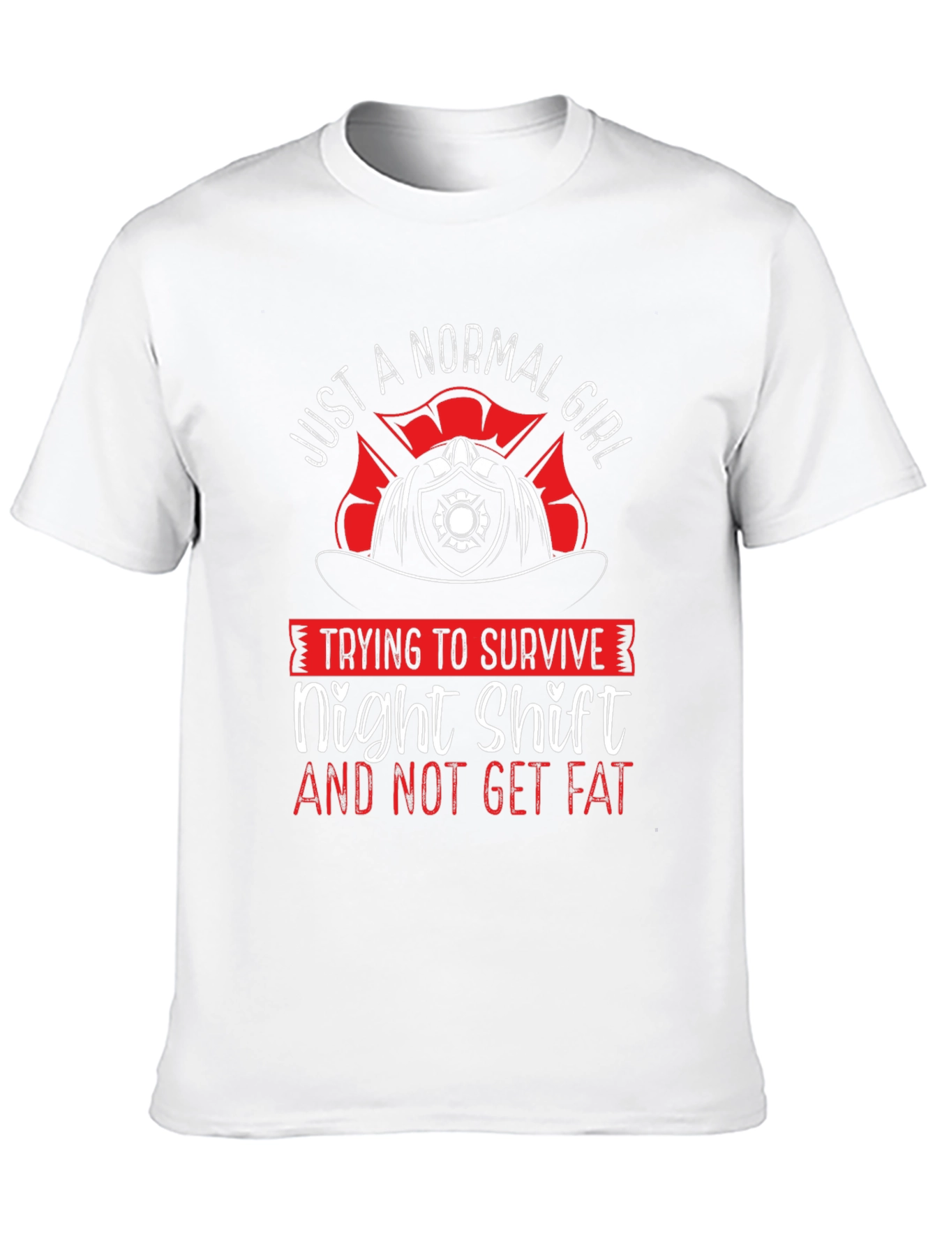 Black Night Shift Girl T-Shirt view 10