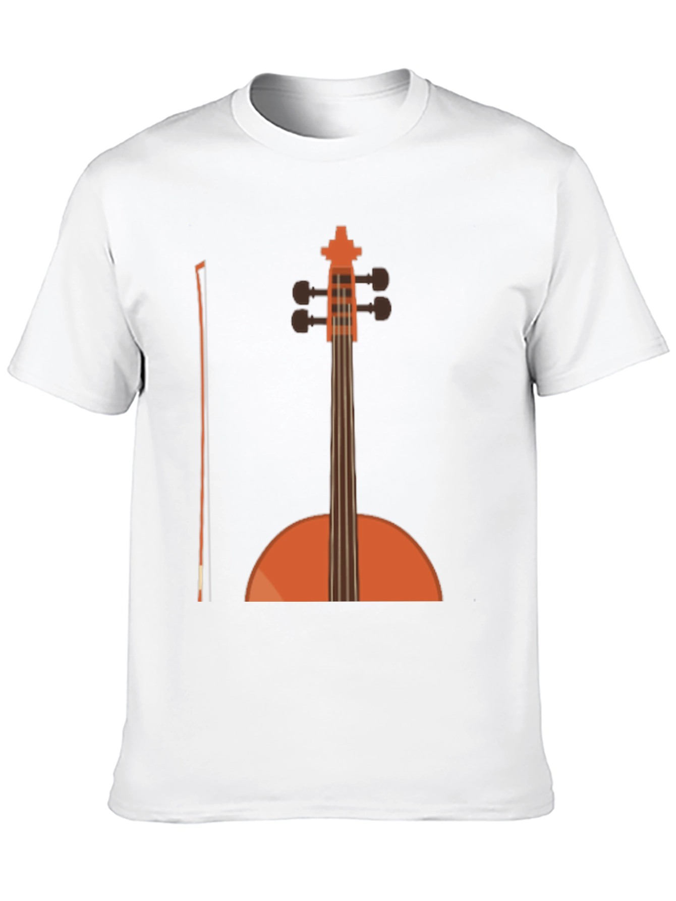 Black Cello Graphic T-Shirt - Black Musical Tee view 10