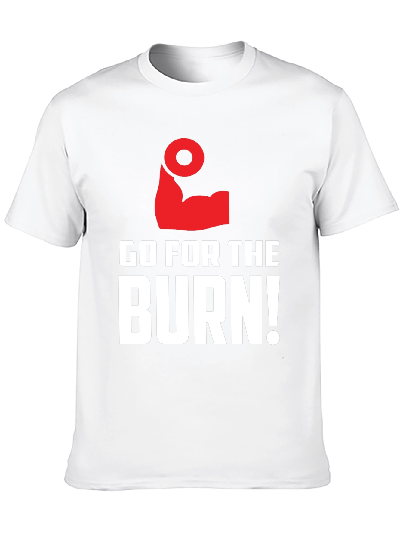 Black Go For The Burn! Graphic Tee Shirt view 10