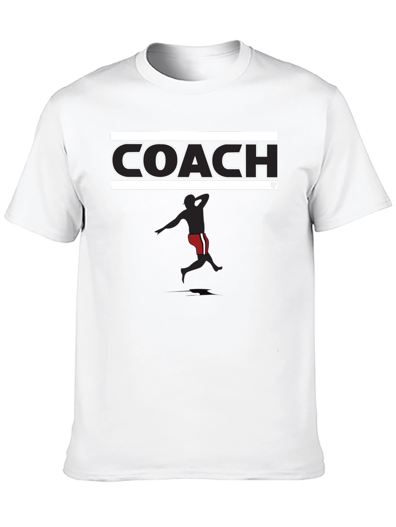 Black Coach Graphic Tee - Black Cotton Blend view 10