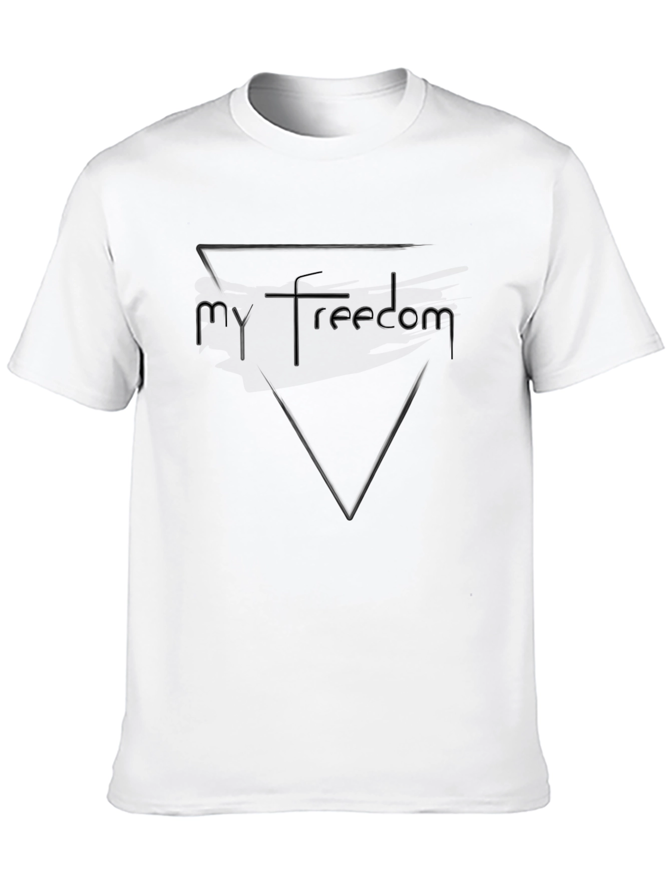 Black My Freedom Black Graphic T-Shirt view 10