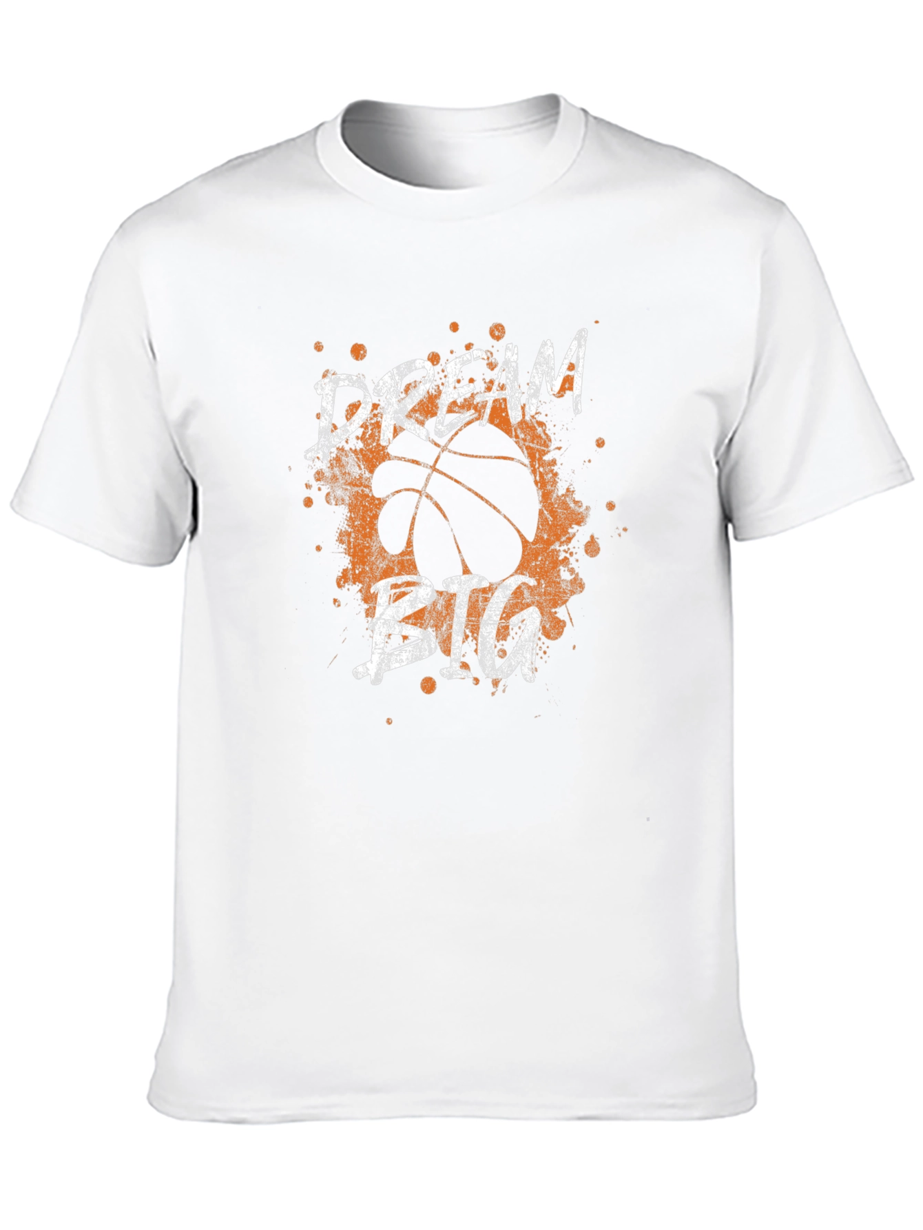 Black Dream Big Basketball Graphic Tee view 10
