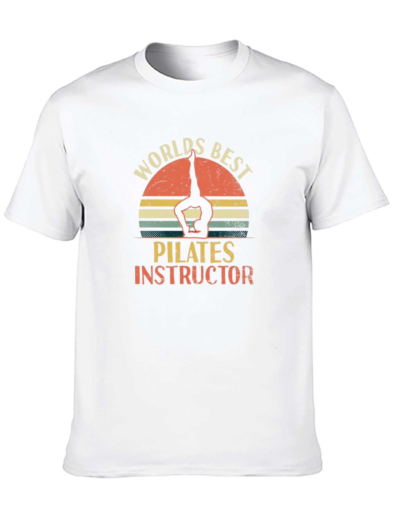 Black World's Best Pilates Instructor T-Shirt view 10