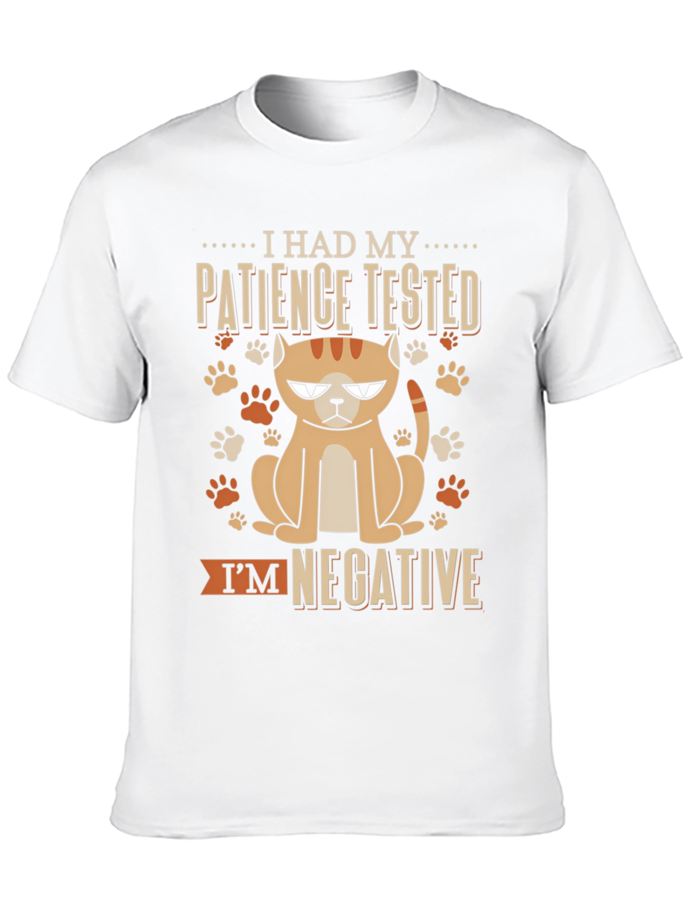 Black Patience Tested Cat Graphic Tee view 10
