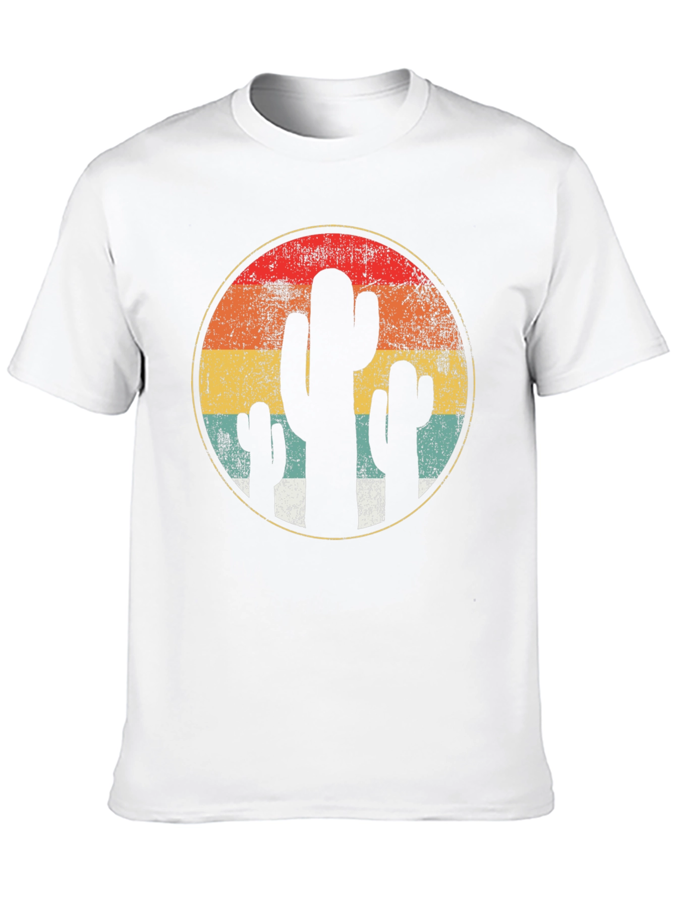 Black Retro Cactus Graphic Tee - Desert Vibes view 10