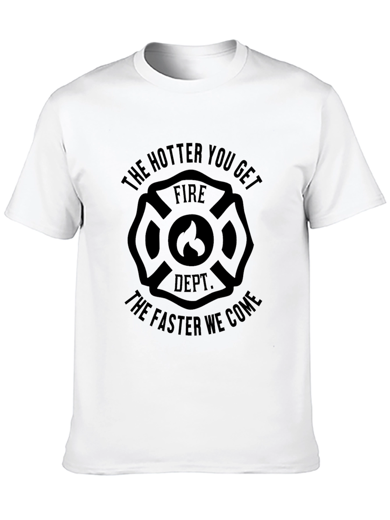 Black Fire Department T-Shirt - The Hotter You Get view 10