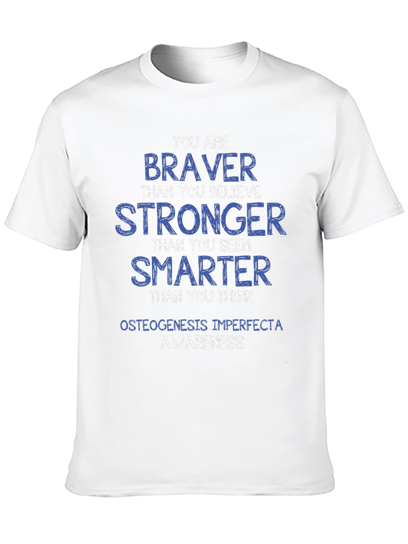 Black Osteogenesis Imperfecta Awareness T-Shirt view 10