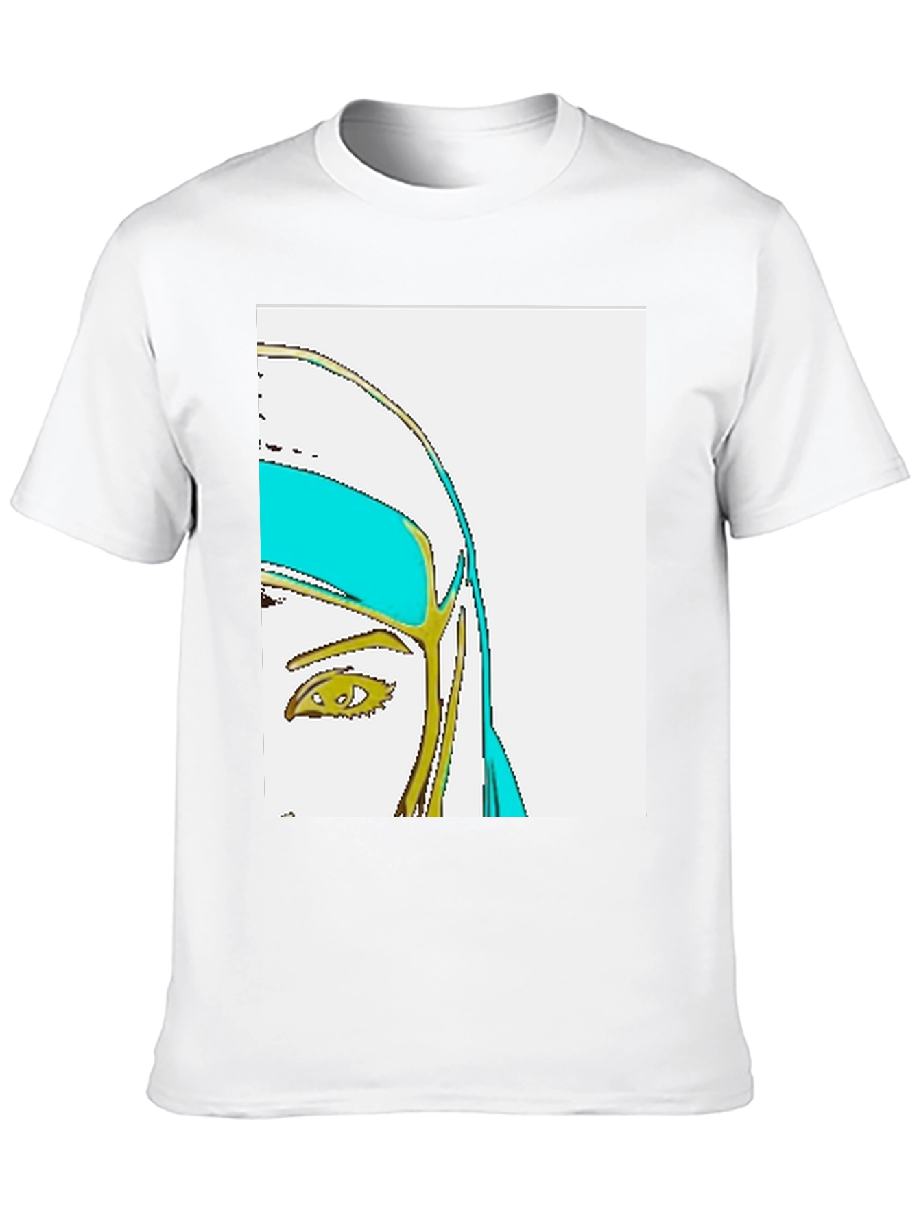 Black Abstract Virgin Mary Graphic Tee view 10