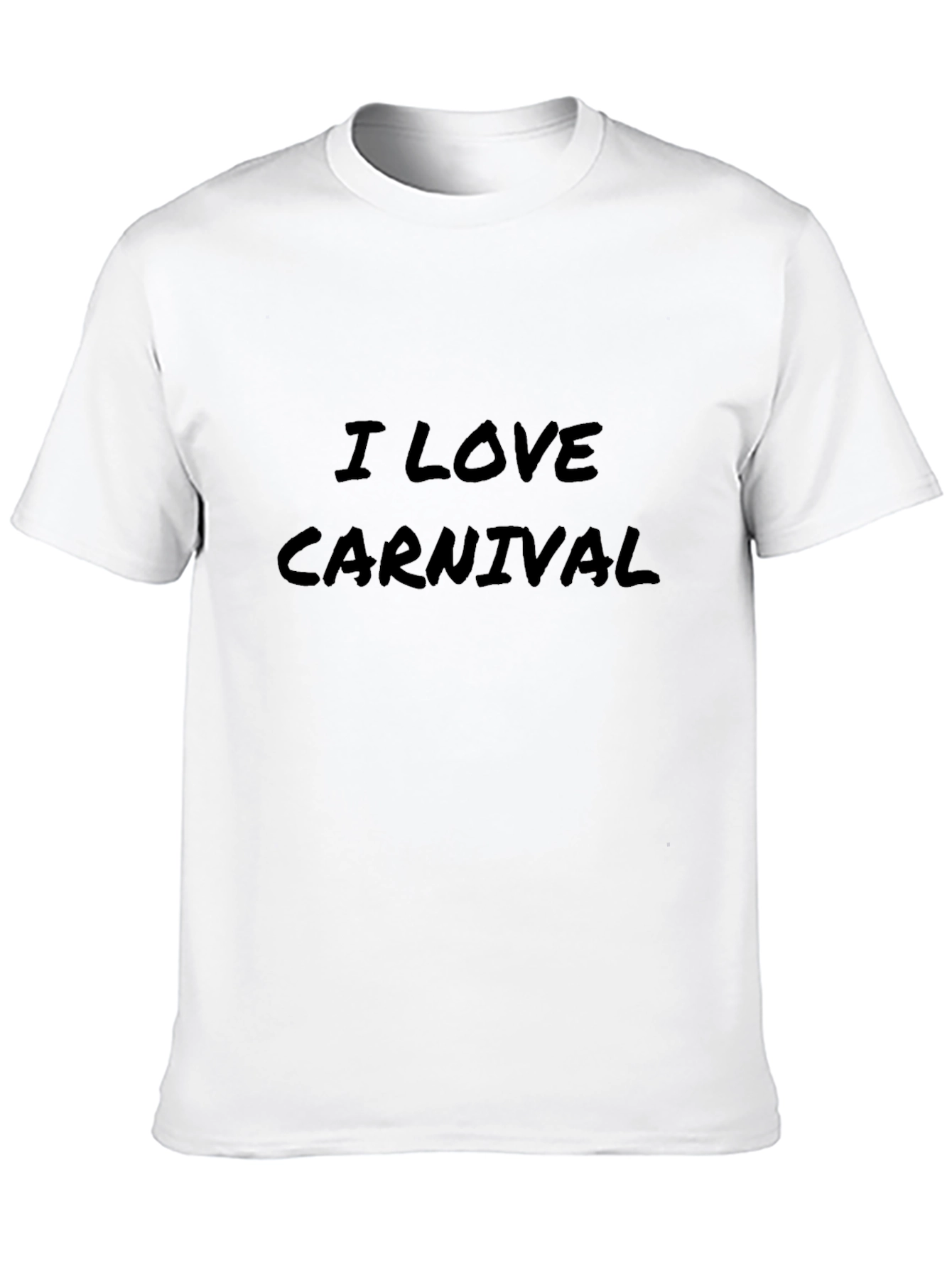 Black I Love Carnival Black T-Shirt view 10
