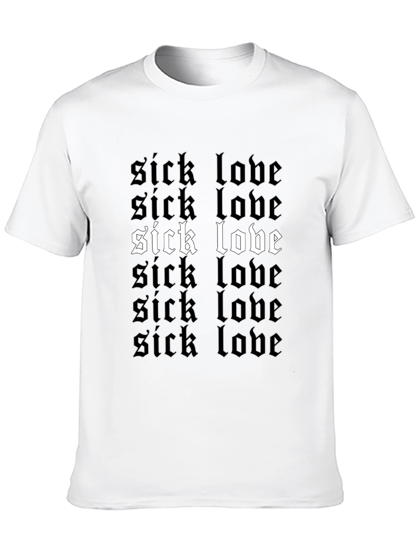 Black Sick Lobe Graphic Tee - Trendy Gothic Style view 10