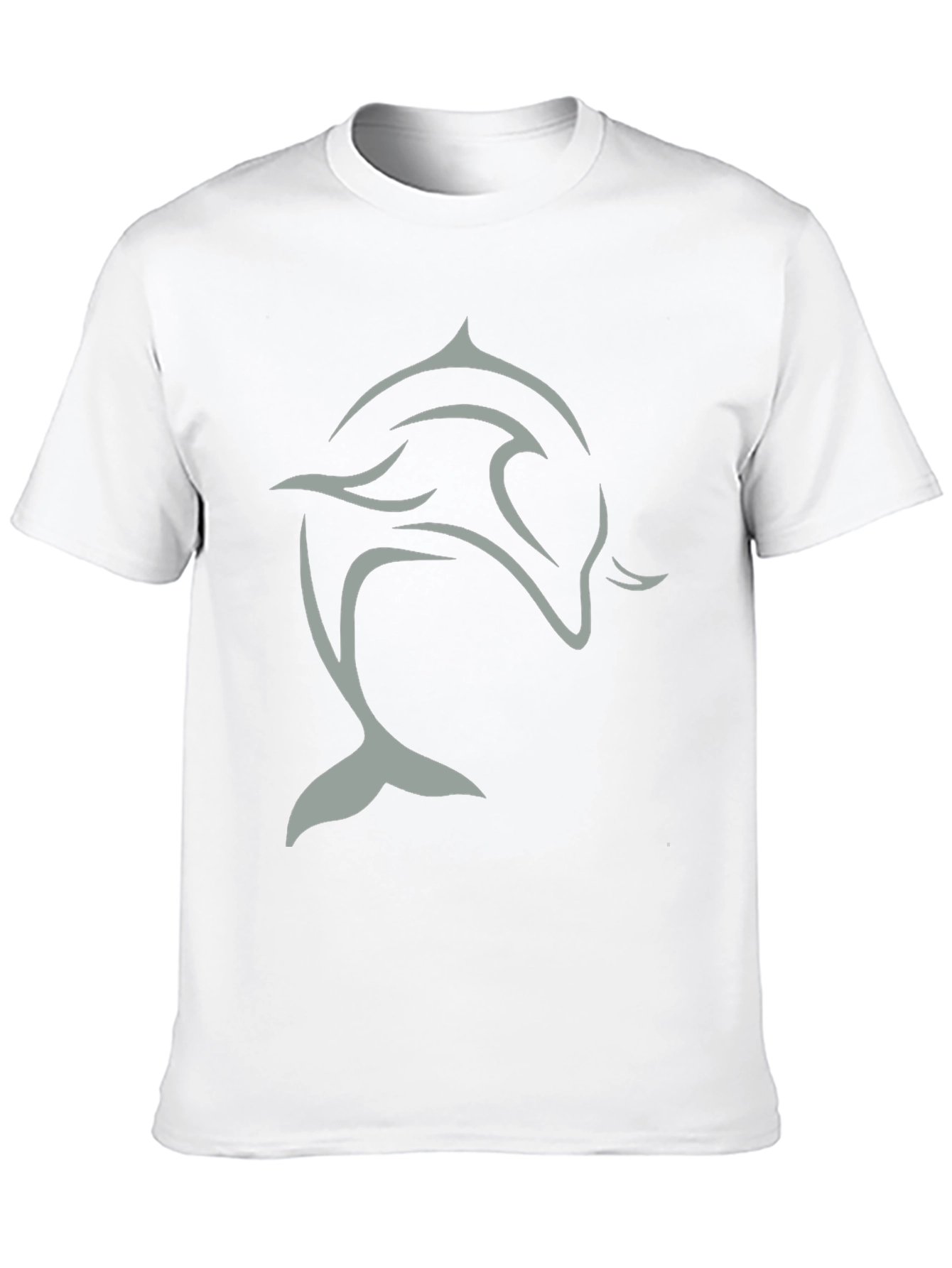 Black Black Dolphin Graphic Tee - Stylish & Comfortable view 10