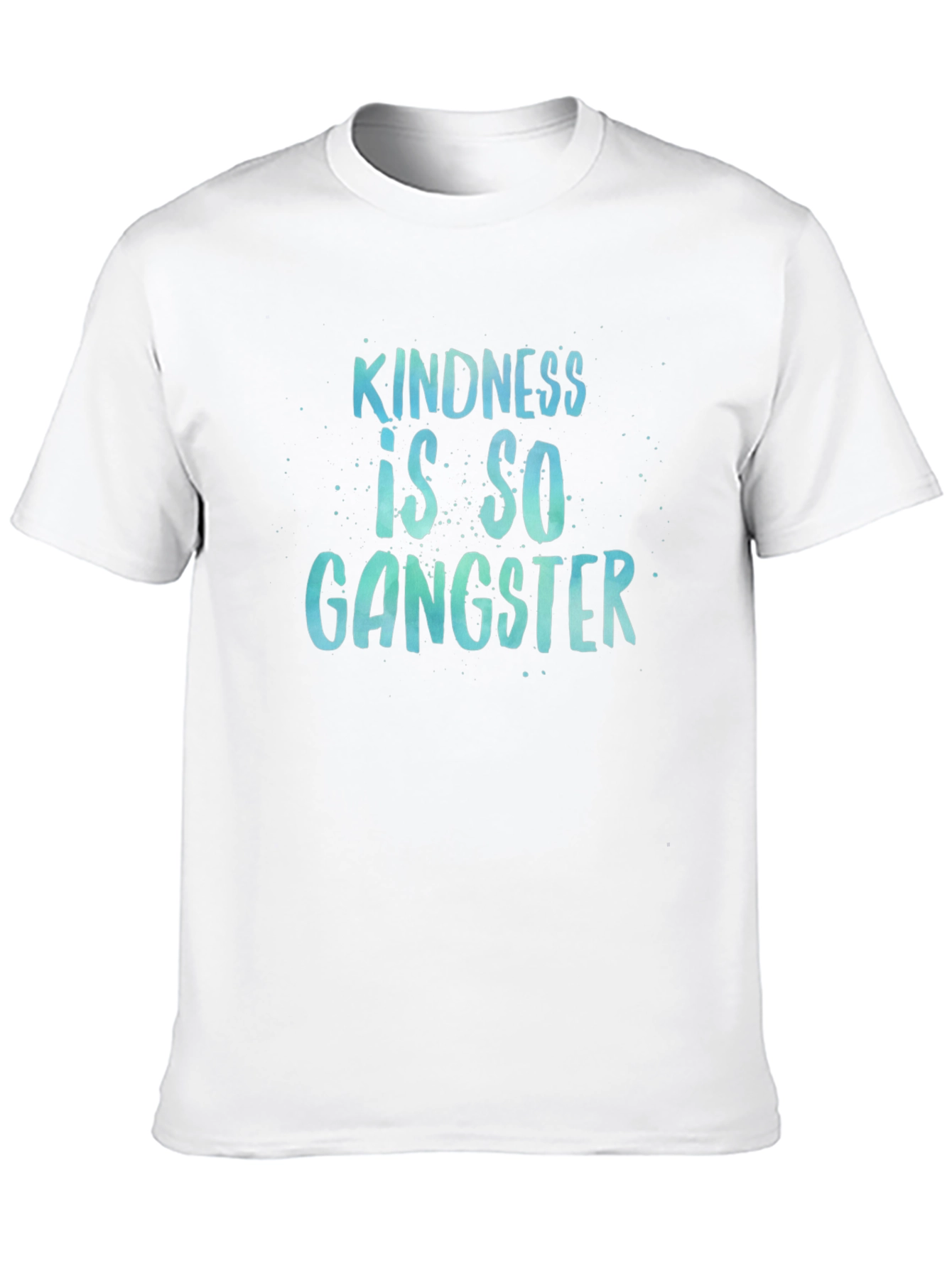 Black Kindness is So Gangster Black T-Shirt view 10