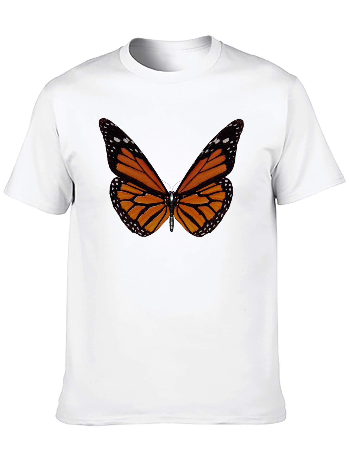 Black Monarch Butterfly Graphic Tee - Stylish Men's T-Shirt view 10