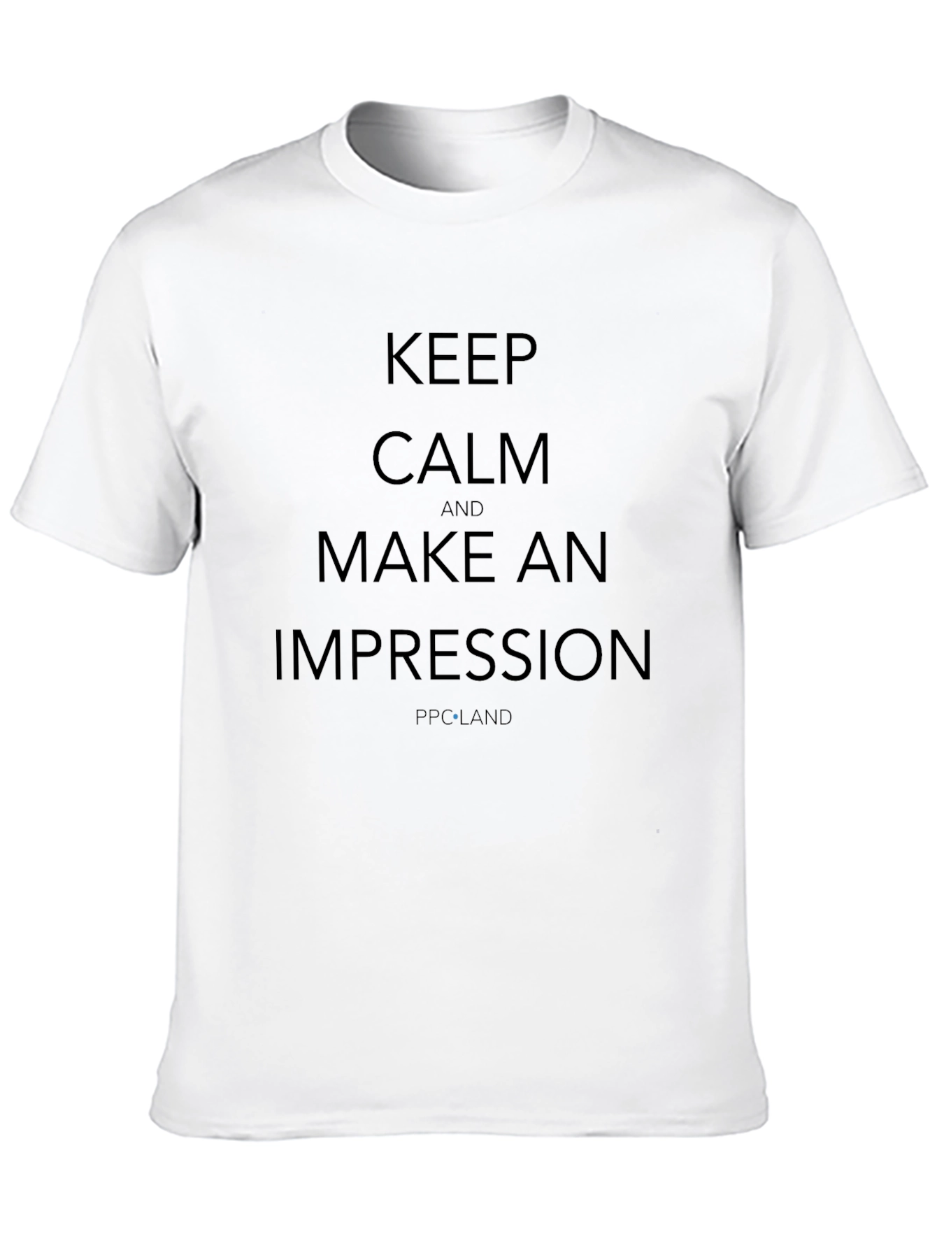 Black Keep Calm Impression Black T-Shirt view 10