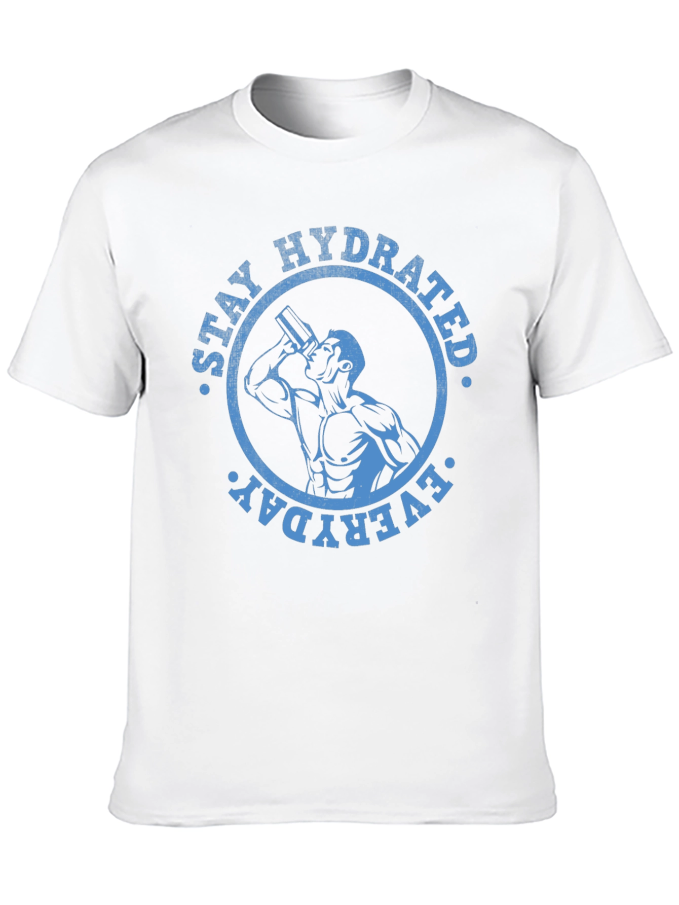 Black Stay Hydrated Everyday Graphic Tee - Black view 10