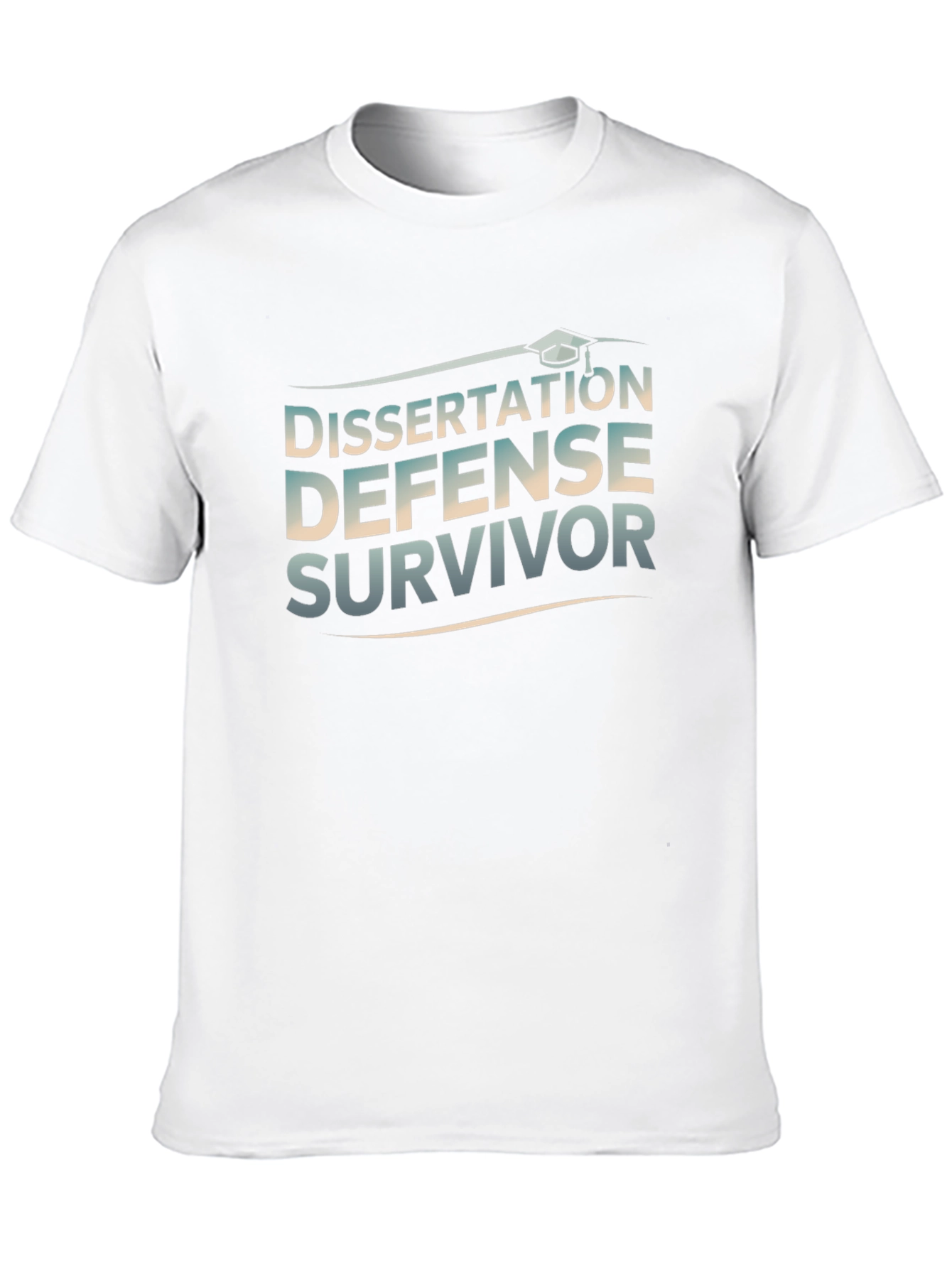 Black Dissertation Defense Survivor T-Shirt view 10
