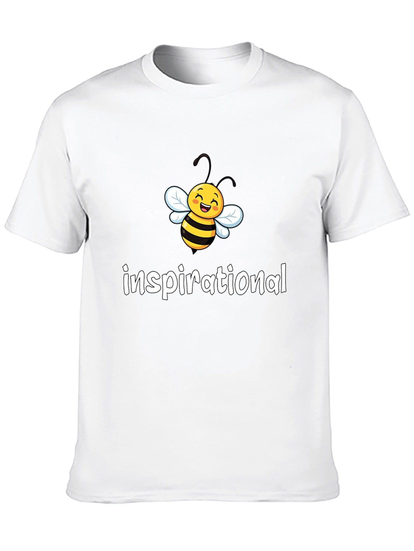 Black Inspirational Bee Graphic T-Shirt view 10