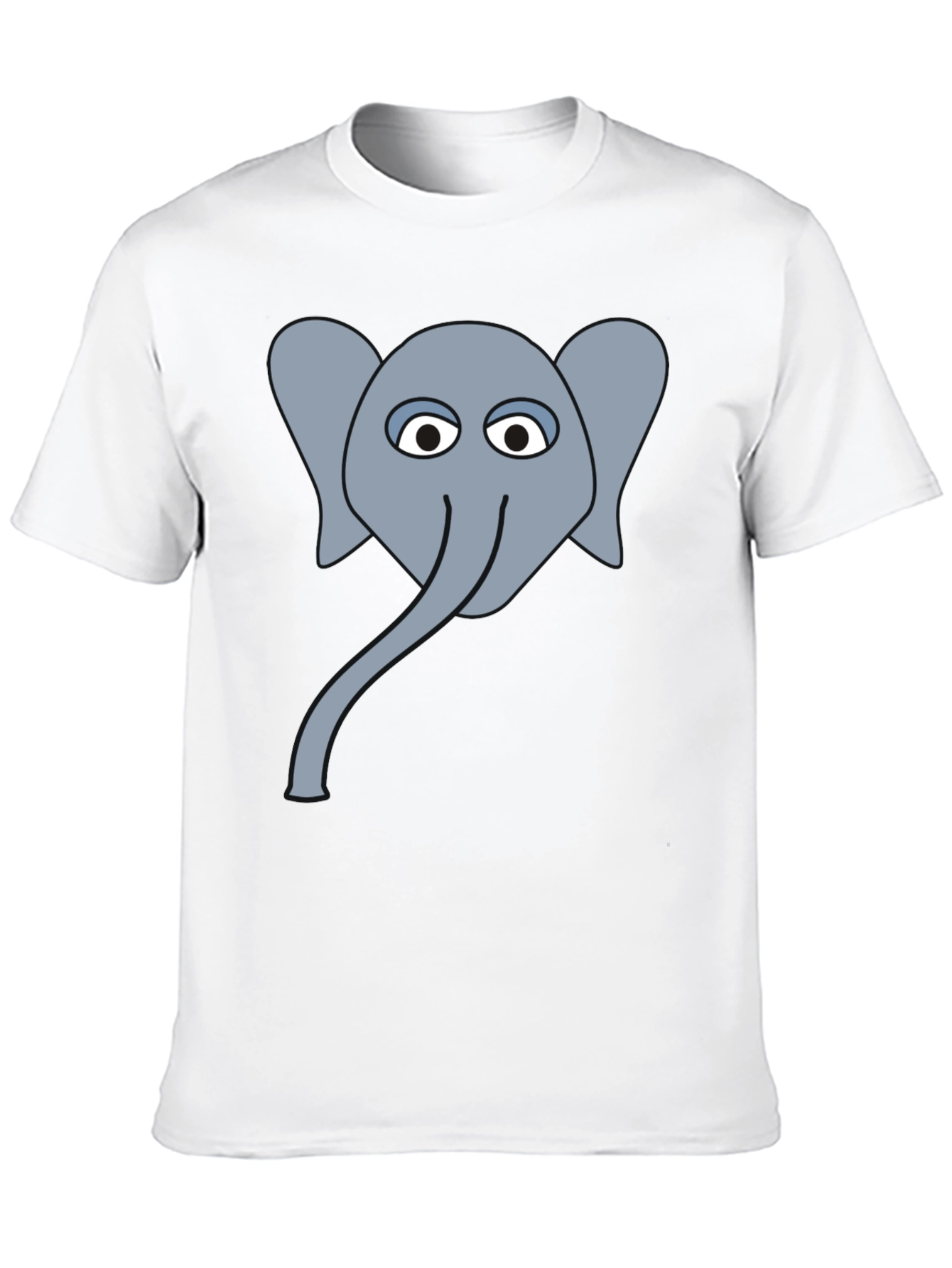 Black Elephant Graphic Black T-Shirt view 10