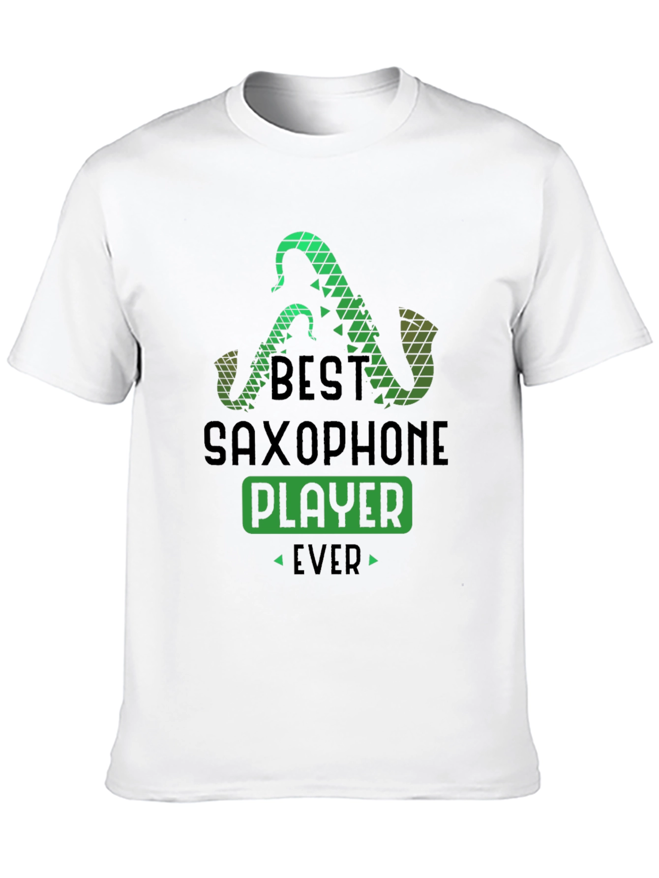Black Best Saxophone Player Ever Graphic T-Shirt view 10