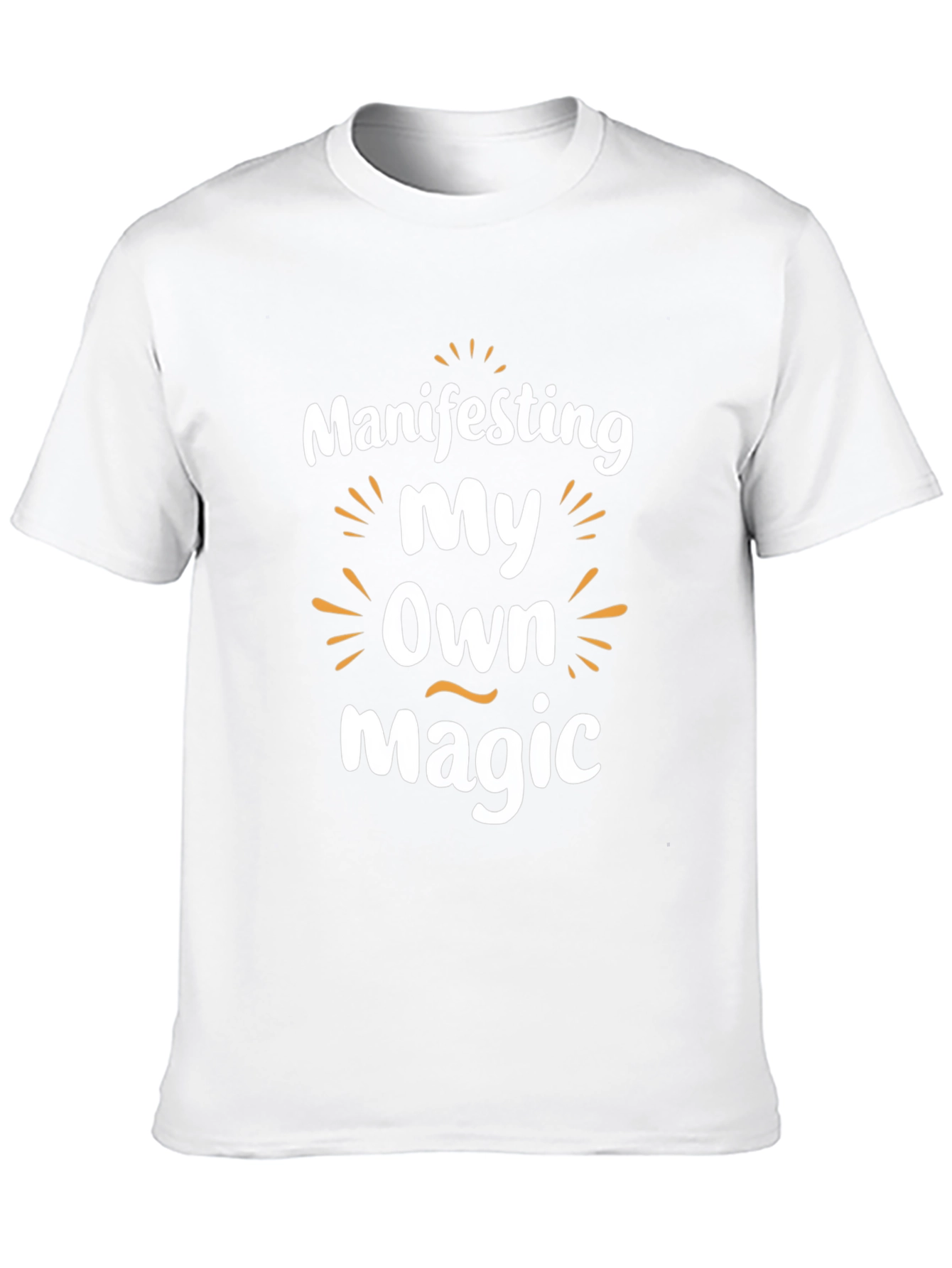 Black Manifesting Magic Graphic Tee - Black Cotton view 10