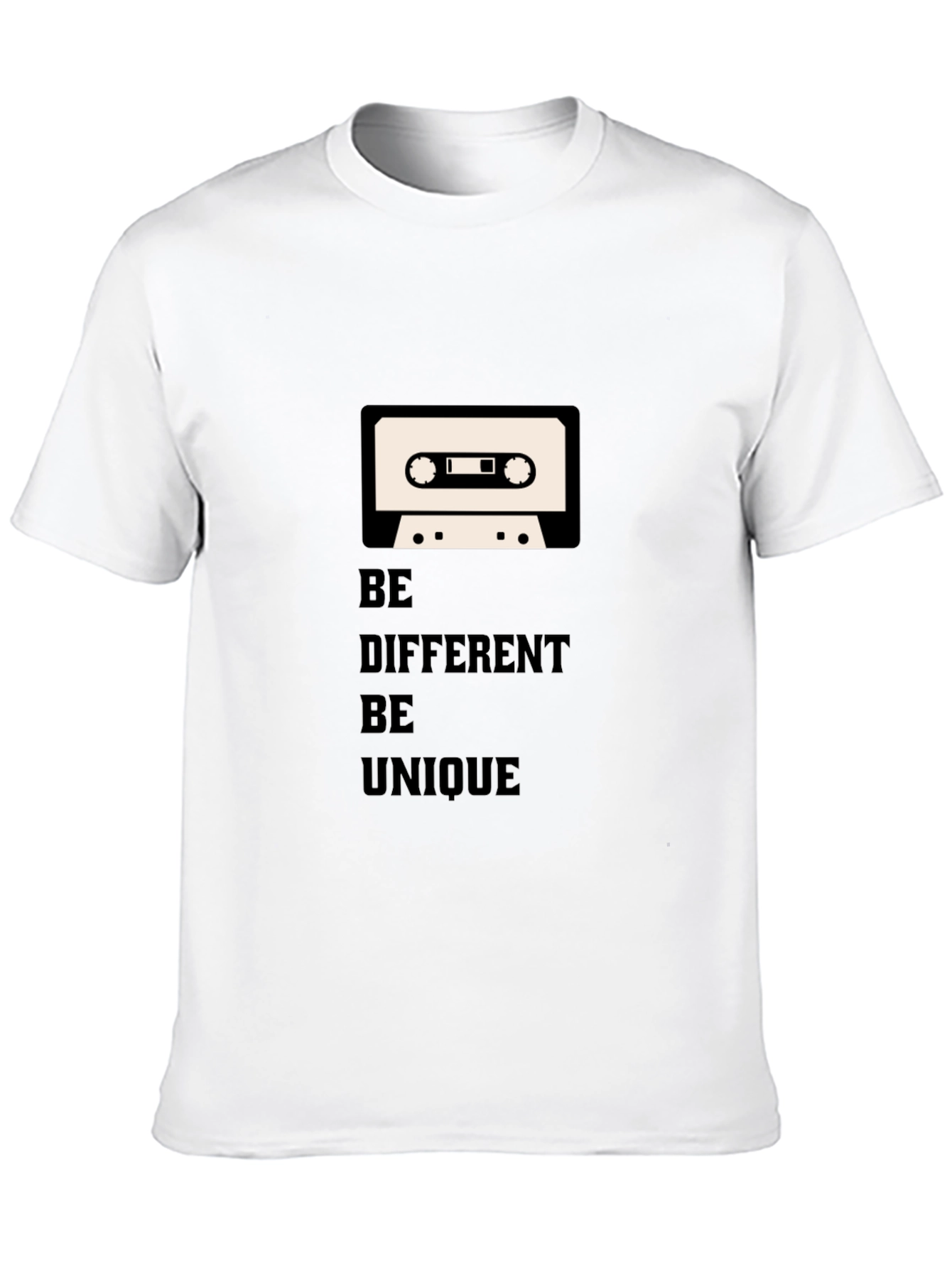 Black Be Different Graphic T-Shirt view 10