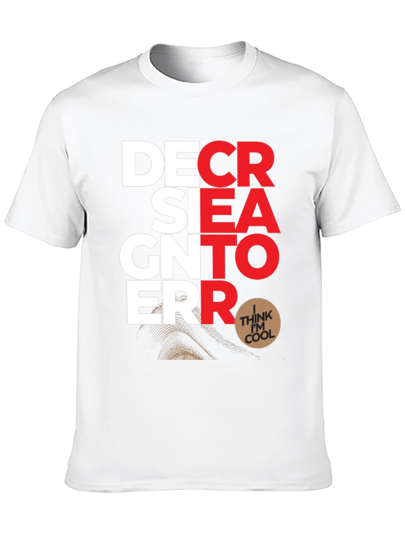 Black Designer Error Graphic Print T-Shirt view 10