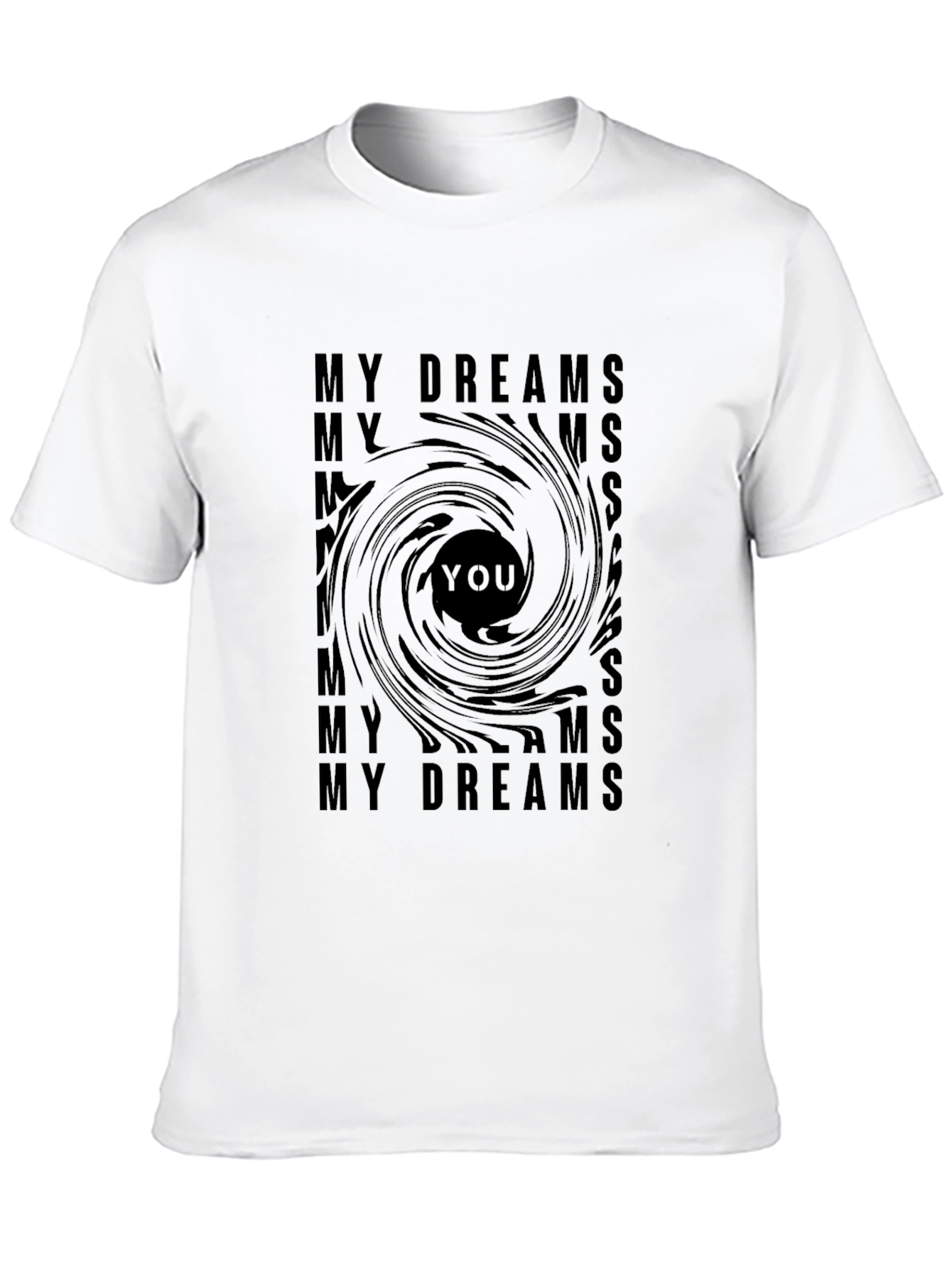 Black My Dreams You - Graphic Print T-Shirt view 10